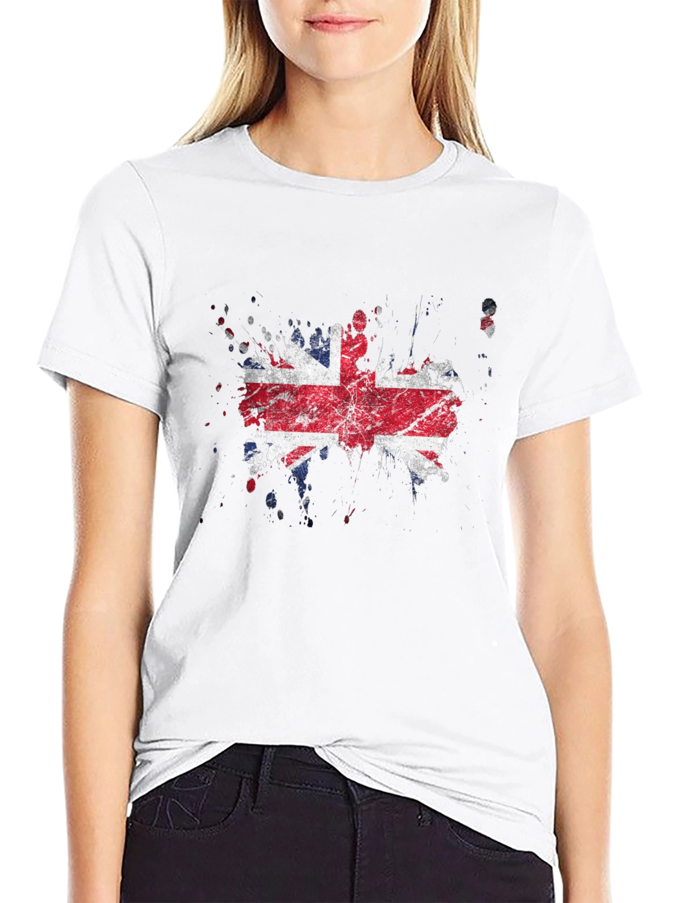Union Jack Splatter Graphic Tee - UK Pride