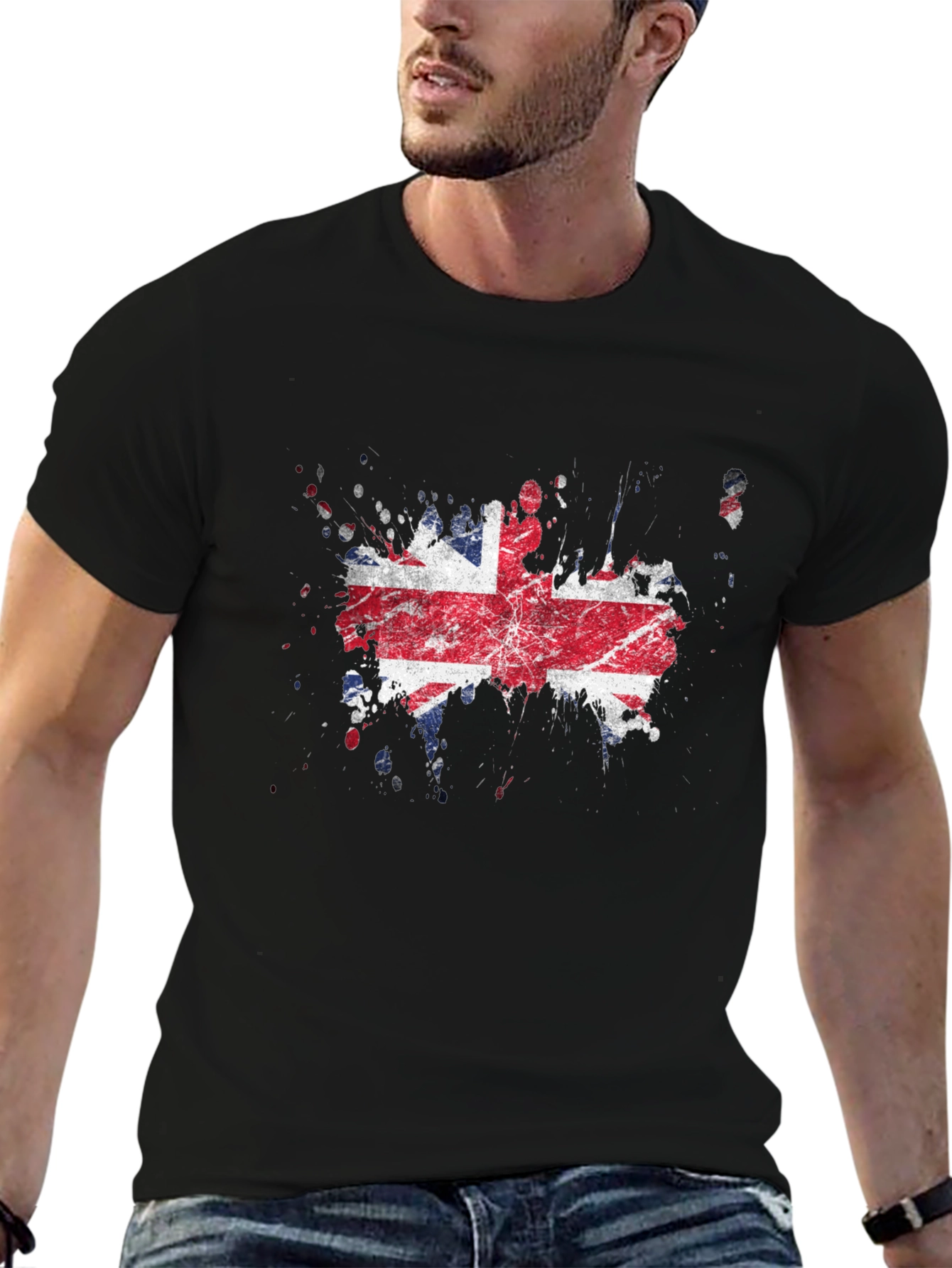 Union Jack Splatter Graphic Tee - UK Pride