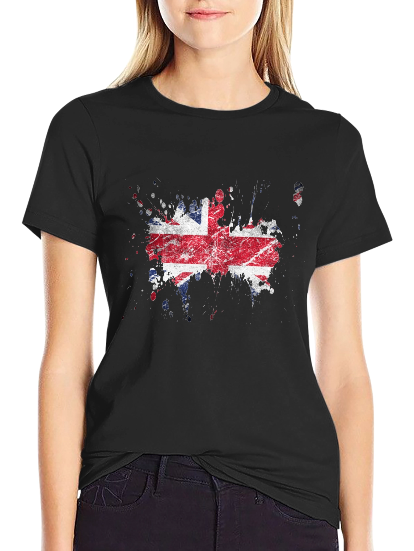 Union Jack Splatter Graphic Tee - UK Pride