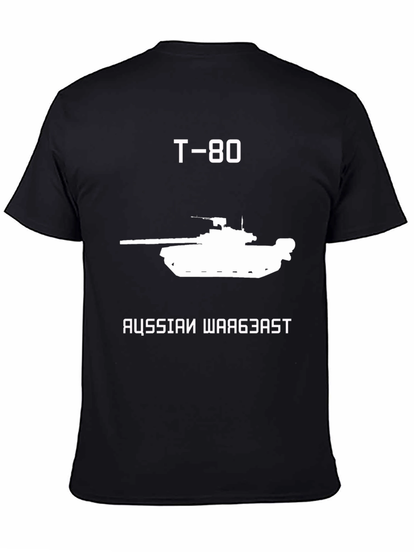 T-80 Tank Graphic Tee - Russian War Beast Shirt