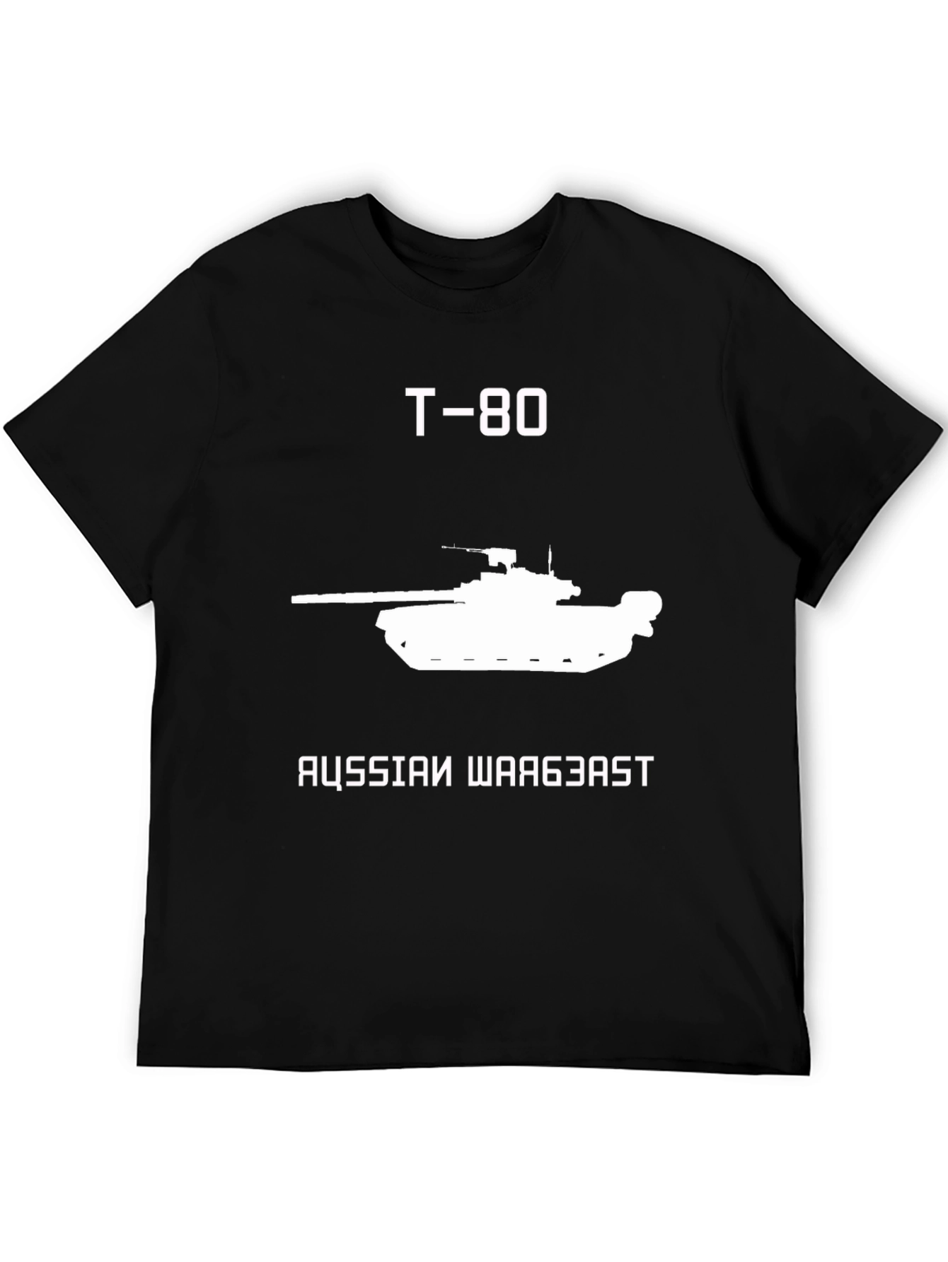 T-80 Tank Graphic Tee - Russian War Beast Shirt