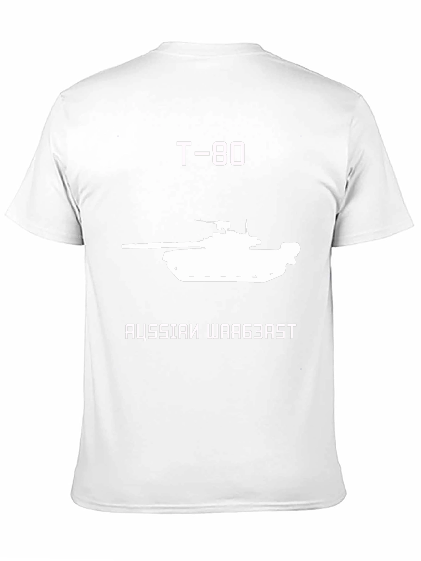 T-80 Tank Graphic Tee - Russian War Beast Shirt