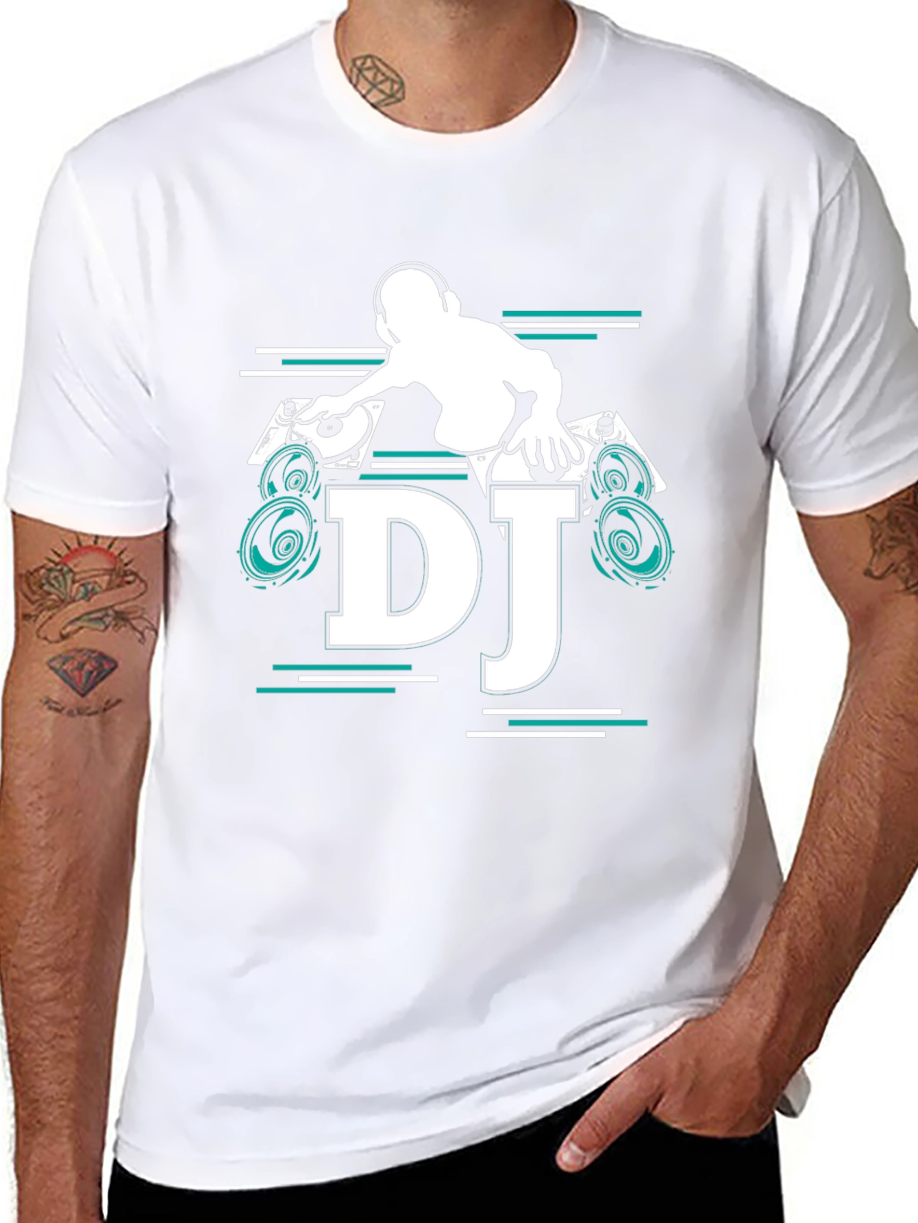 DJ Graphic Tee - Turntable Music Lover T-Shirt