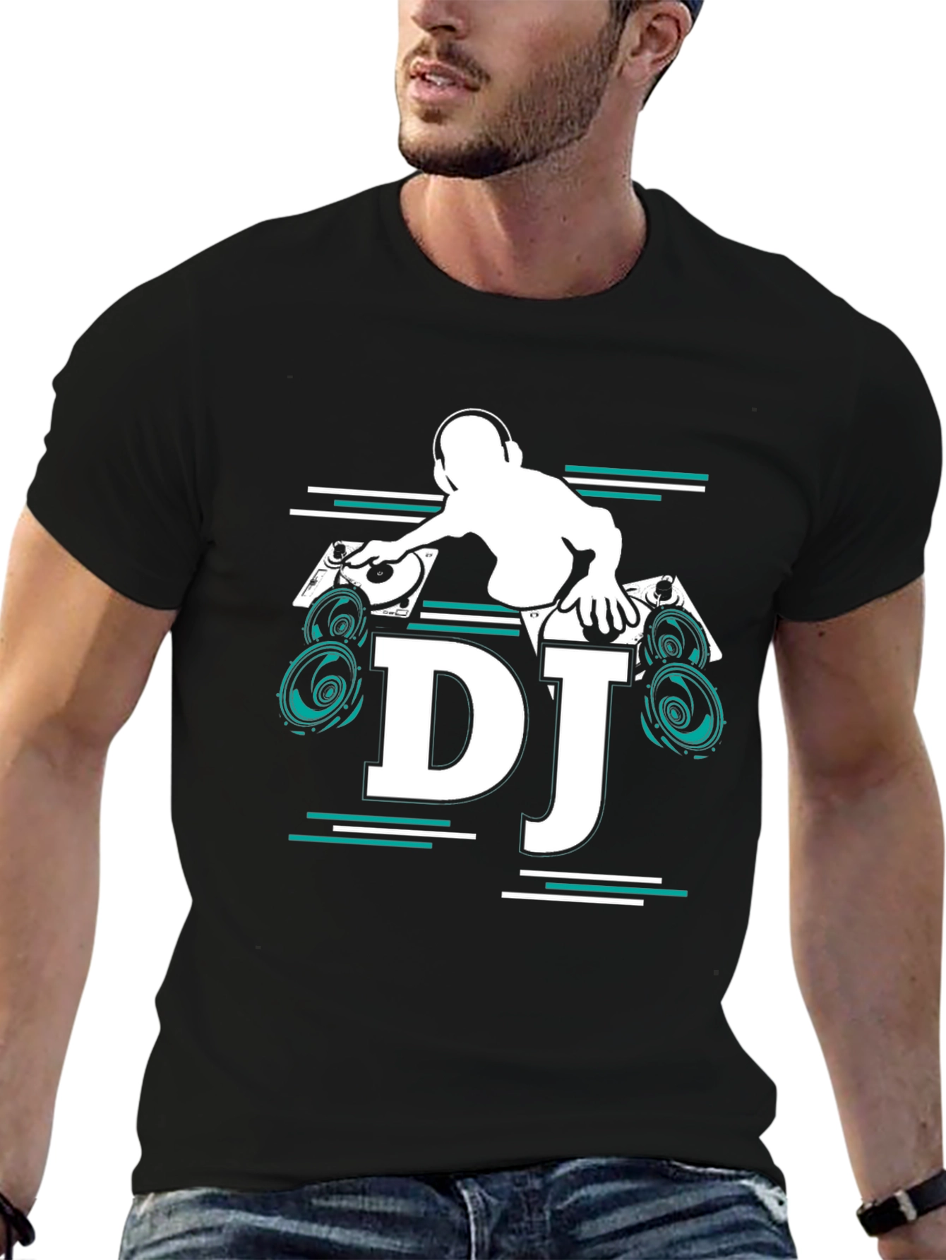 DJ Graphic Tee - Turntable Music Lover T-Shirt