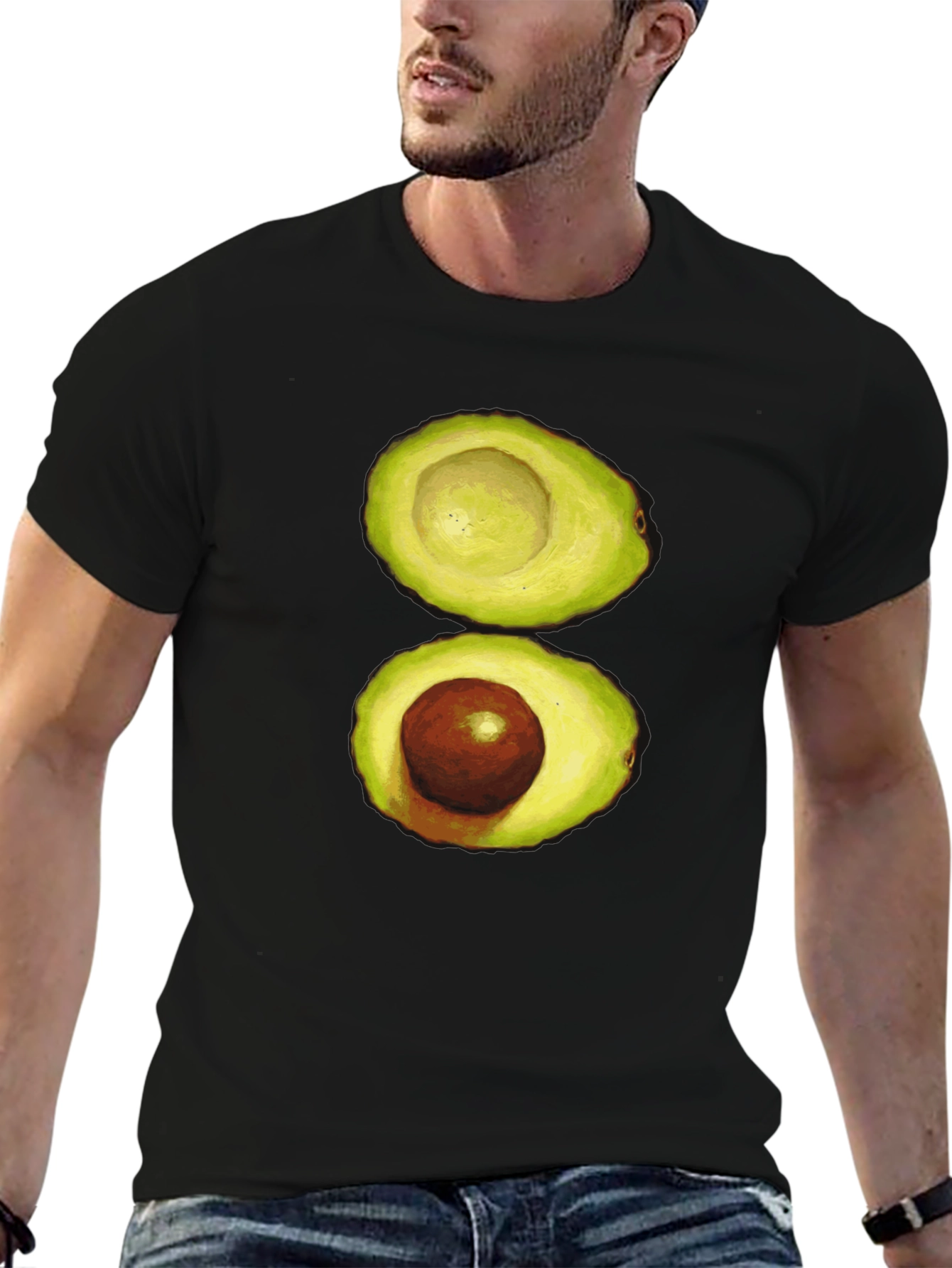 Avocado Graphic Print T-Shirt