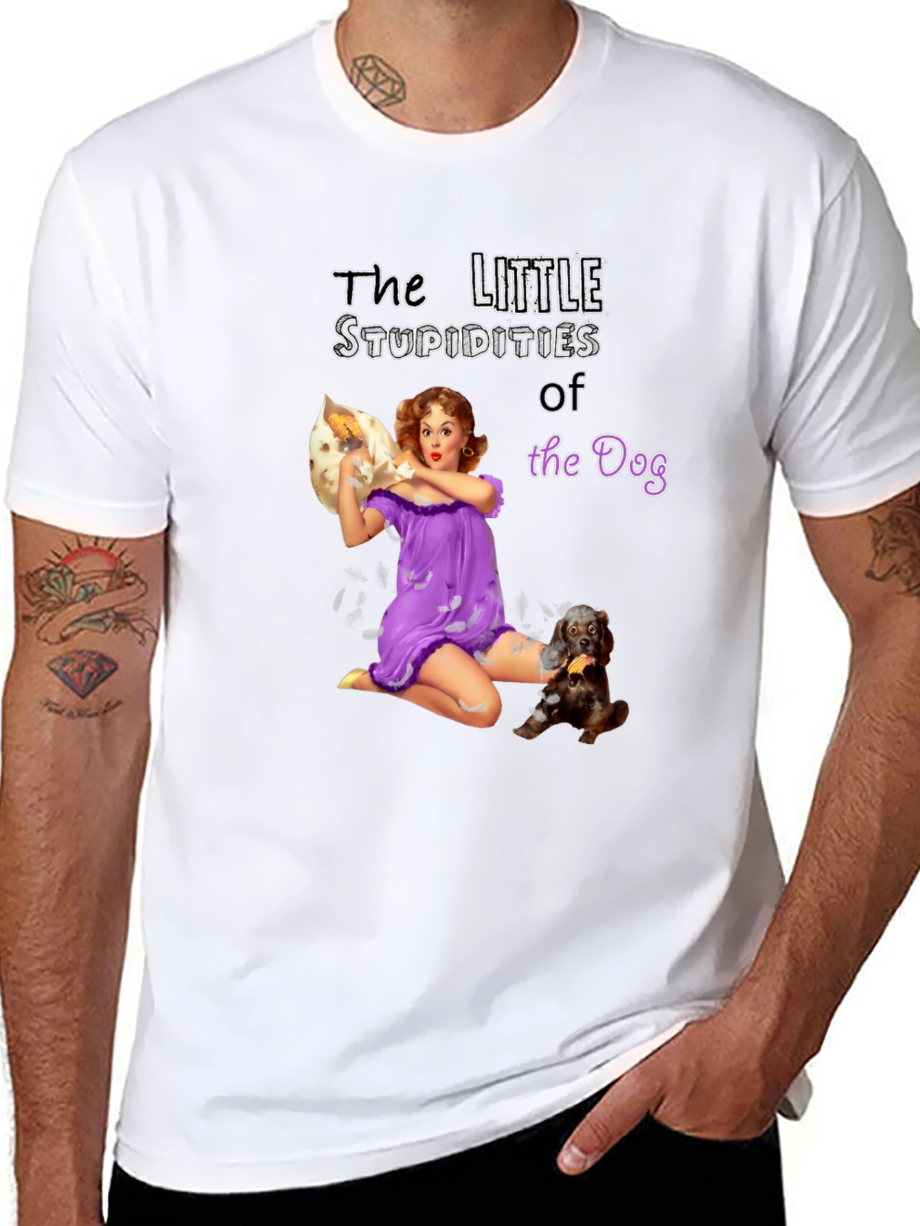 Humorous Little Stupidities of the Dog Graphic Tee