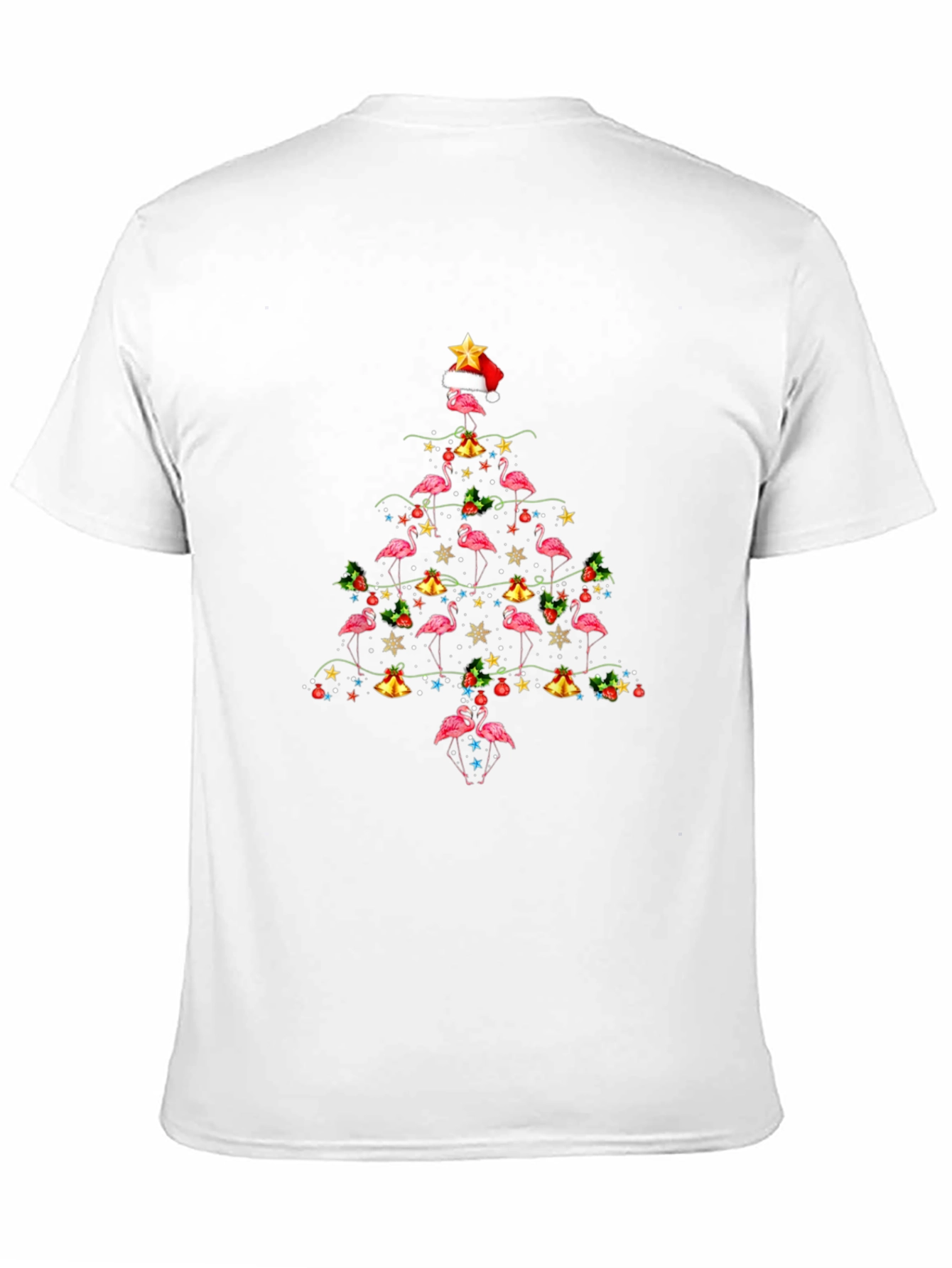 Flamingo Christmas Tree T-Shirt