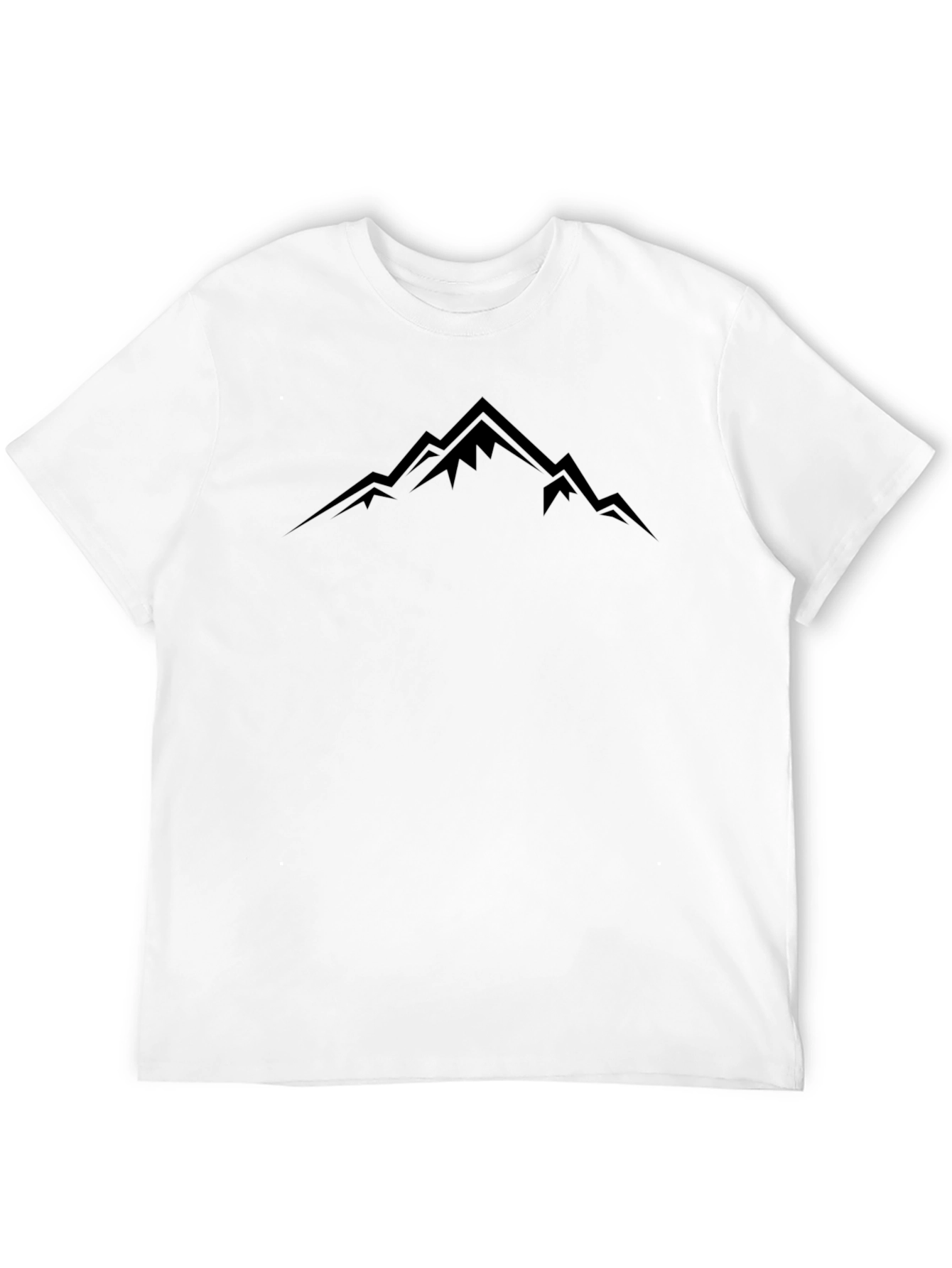 Mens Black Mountain Graphic Tee