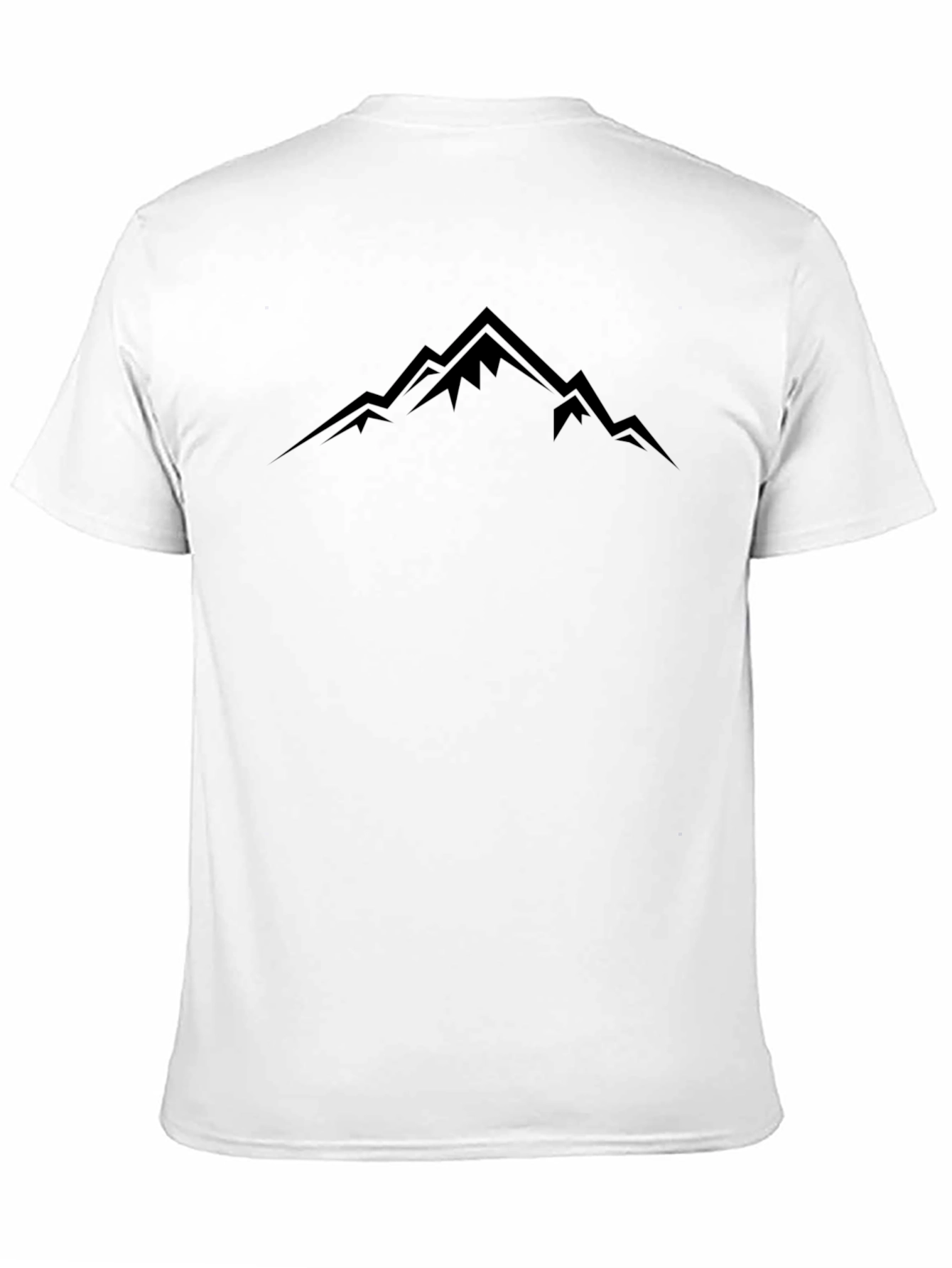 Mens Black Mountain Graphic Tee