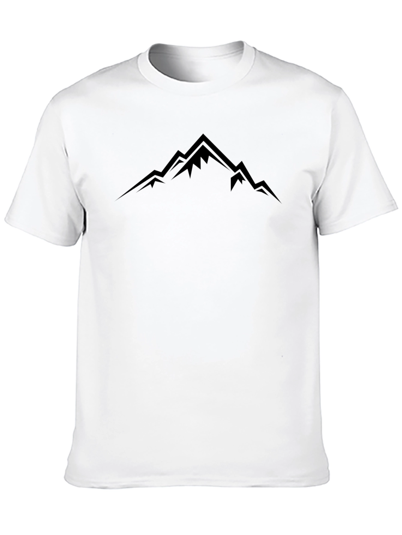 Mens Black Mountain Graphic Tee