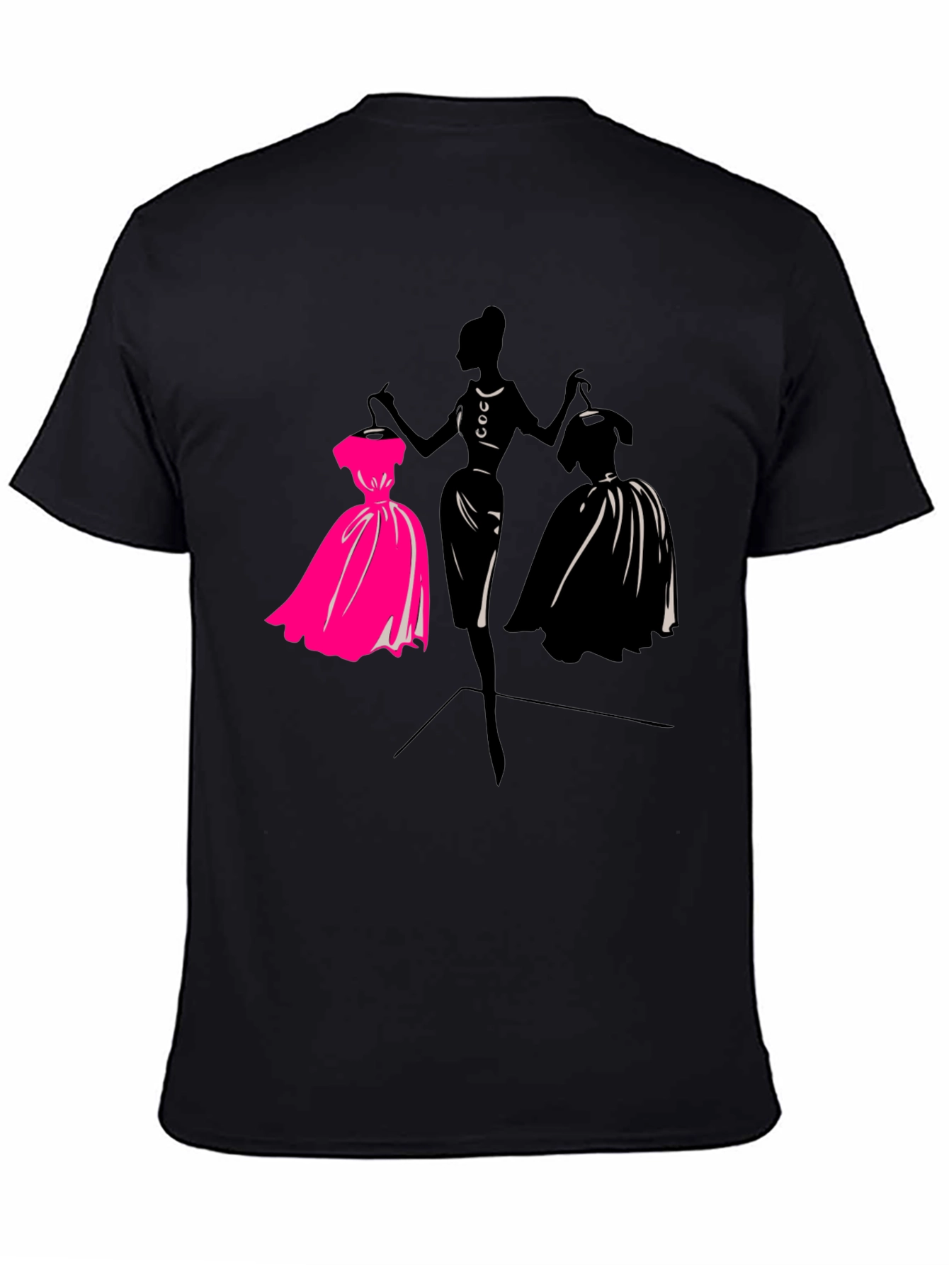 Fashionista Silhouette Graphic T-Shirt