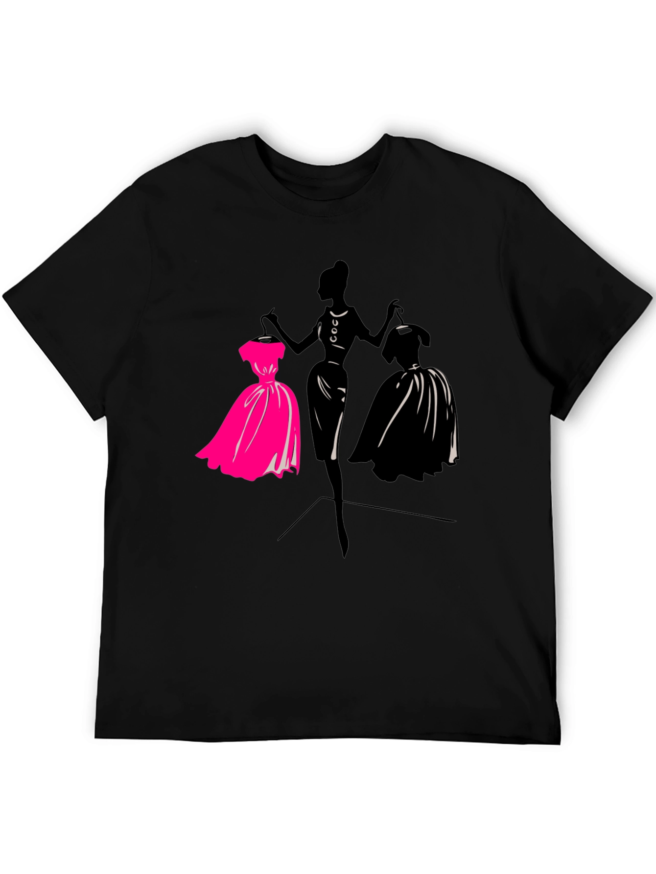 Fashionista Silhouette Graphic T-Shirt