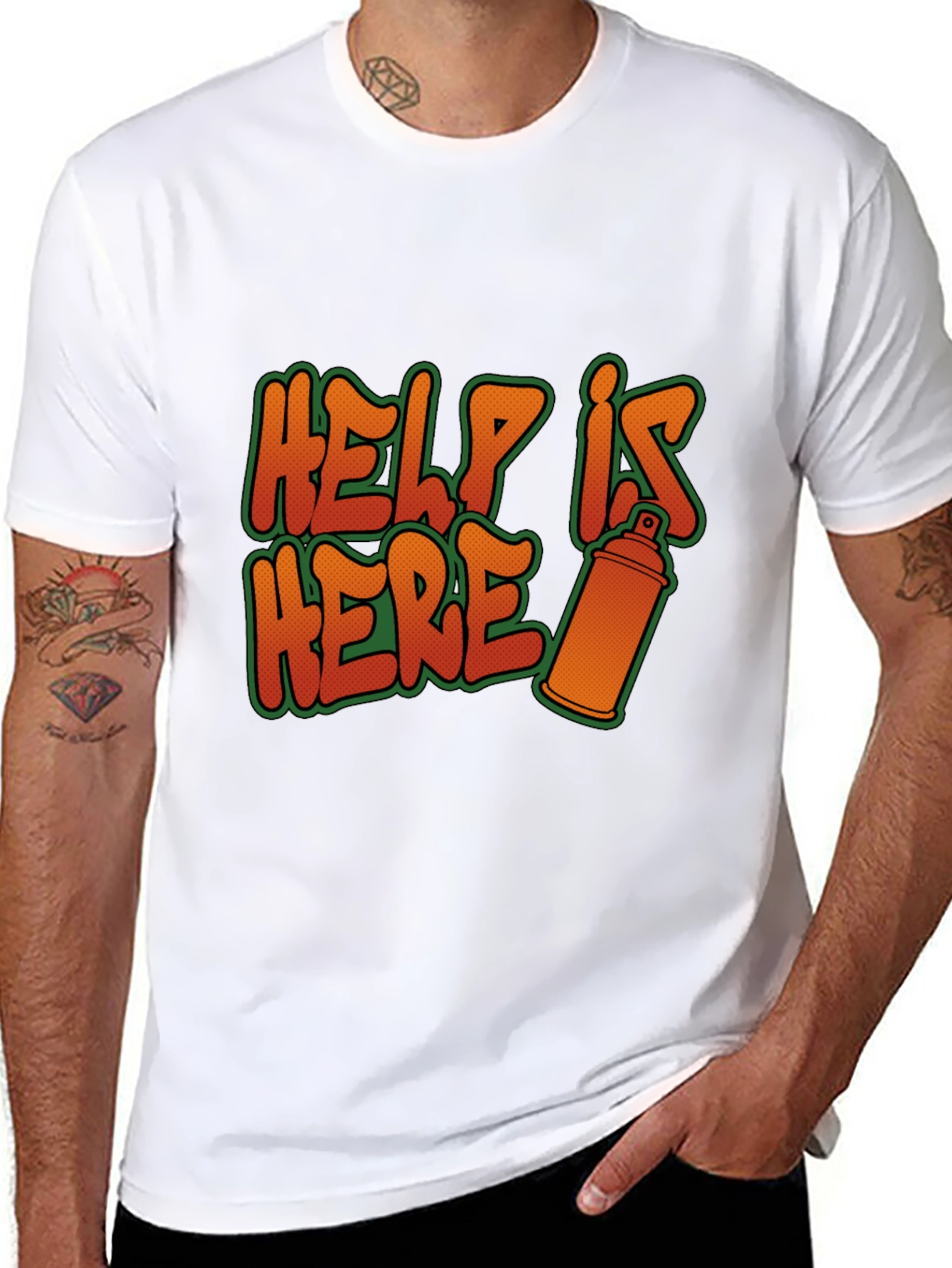 Help Is Here Graphic T-Shirt
