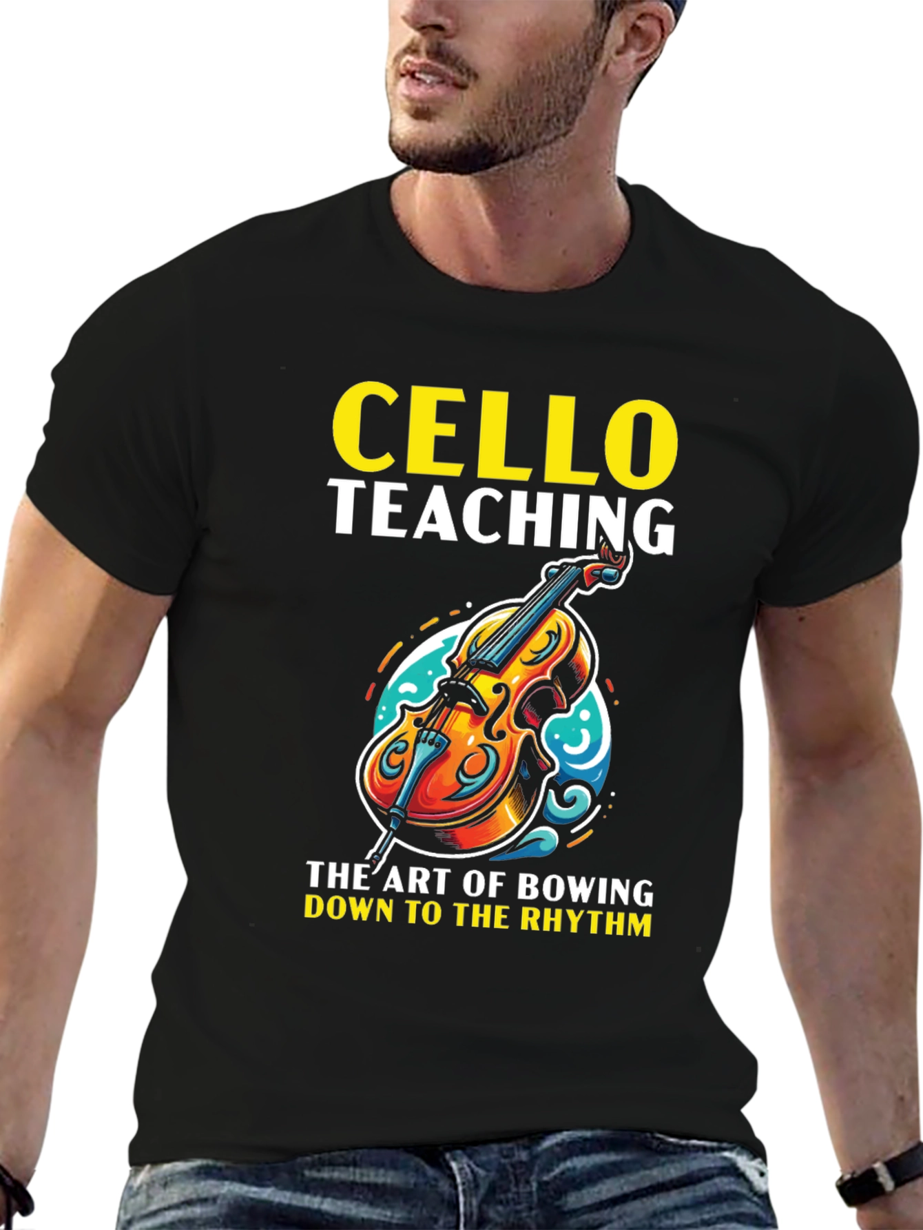 Cello Teaching T-Shirt - Music Lover Apparel