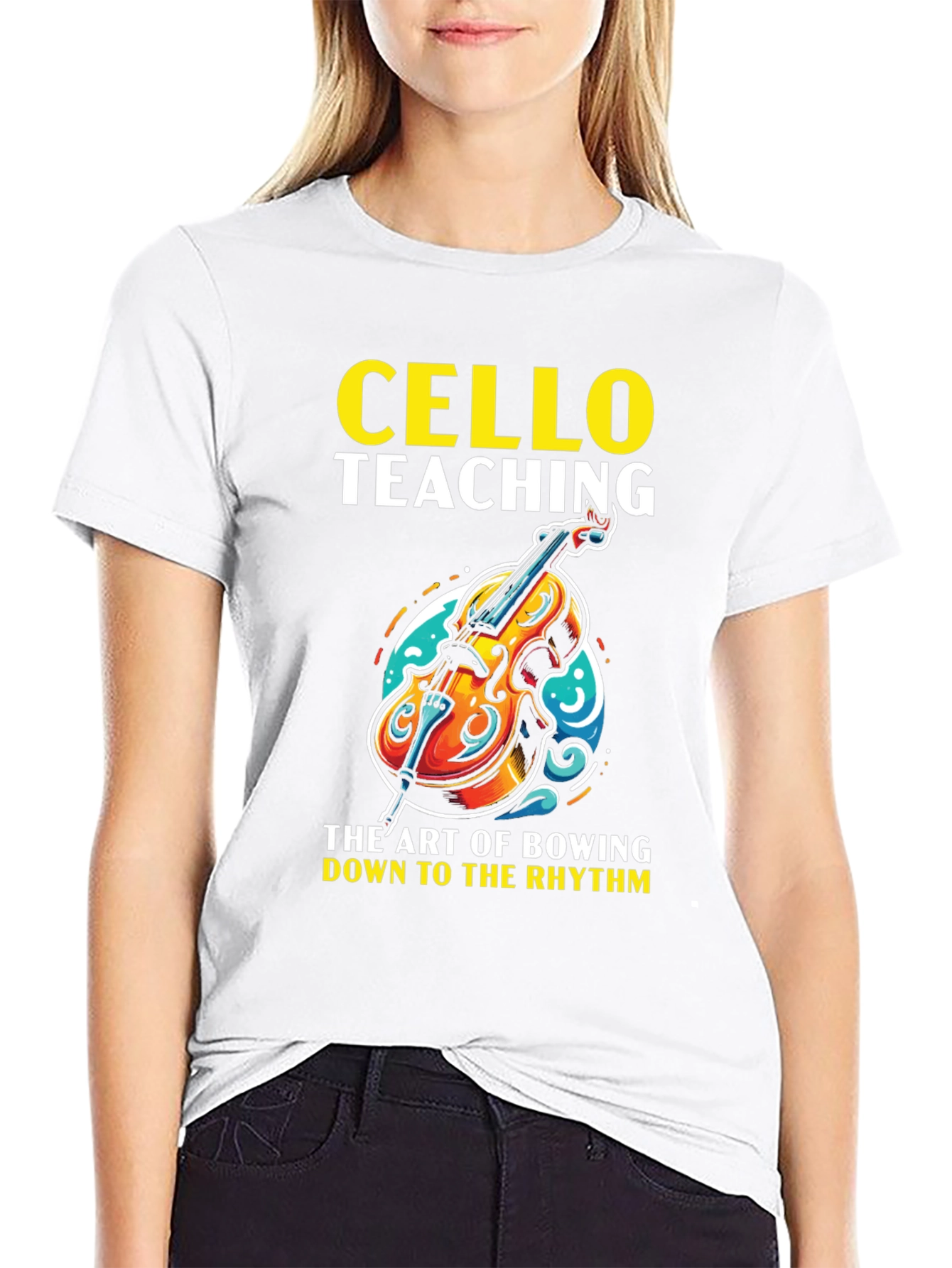 Cello Teaching T-Shirt - Music Lover Apparel