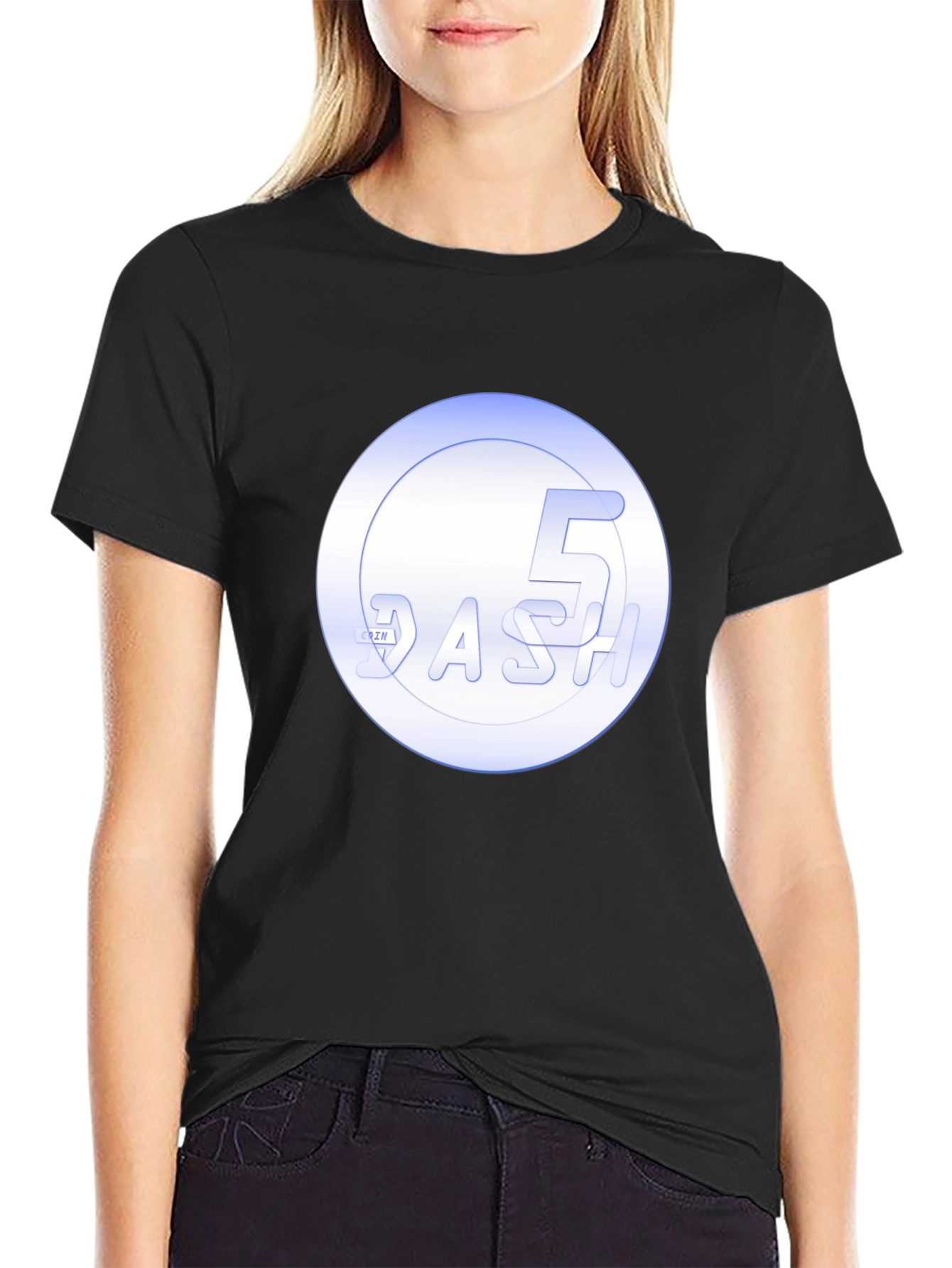 DASH Crypto Black T-Shirt