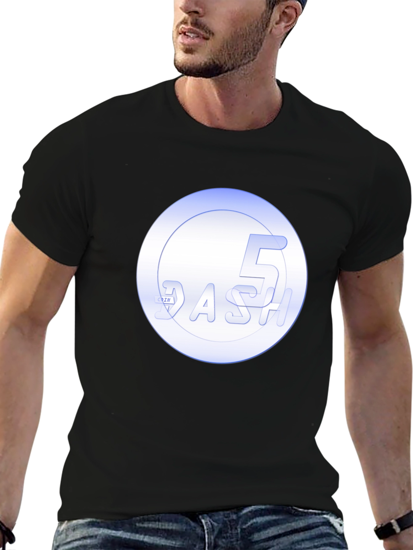 DASH Crypto Black T-Shirt