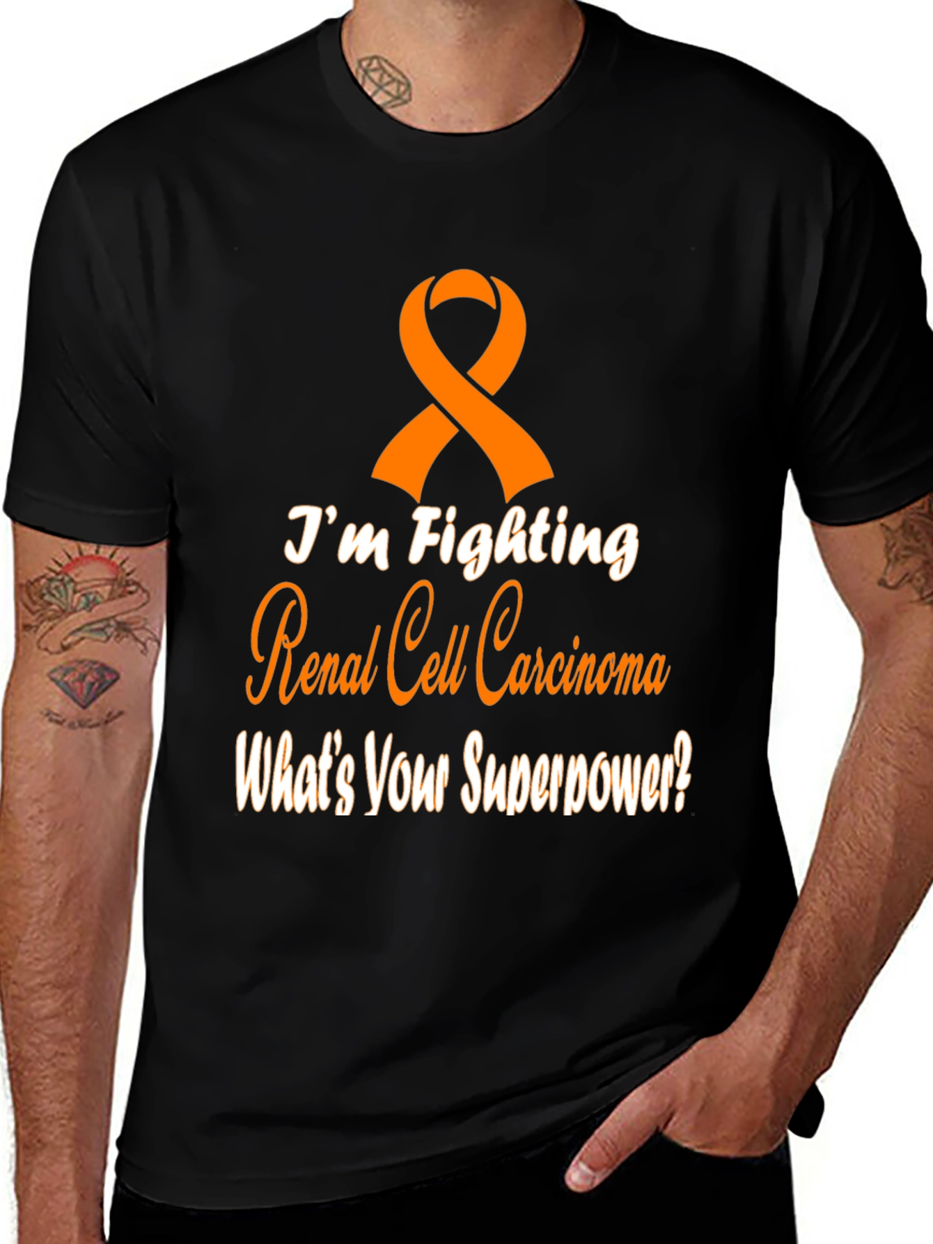 Renal Cell Carcinoma Awareness T-Shirt - Whats Your Superpower?
