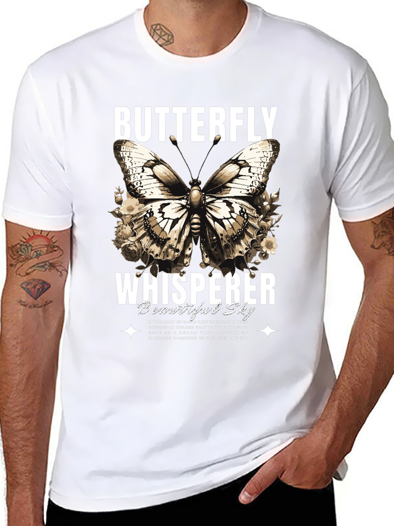 Butterfly Whisperer Graphic T-Shirt