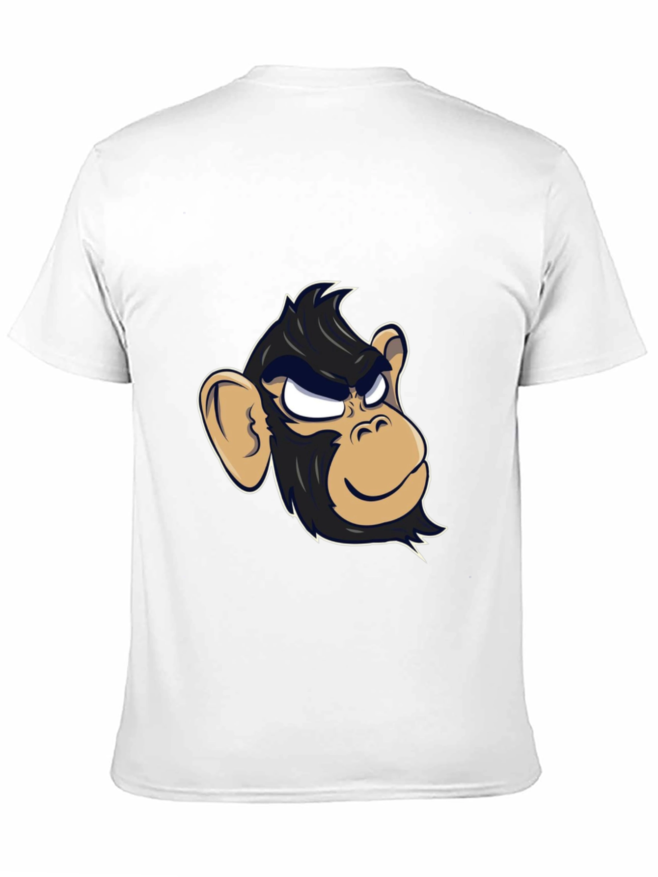 Cool Monkey Graphic Tee - Black Cotton T-Shirt