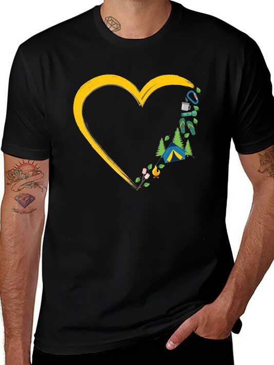 Camping Heart T-Shirt - Adventure Ready!