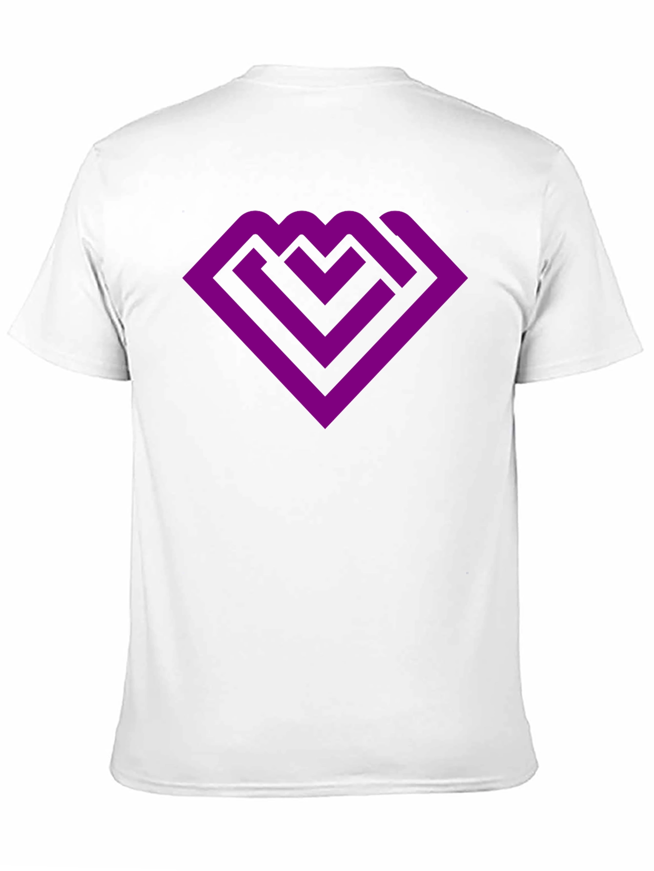 Purple Maze Logo Black T-Shirt