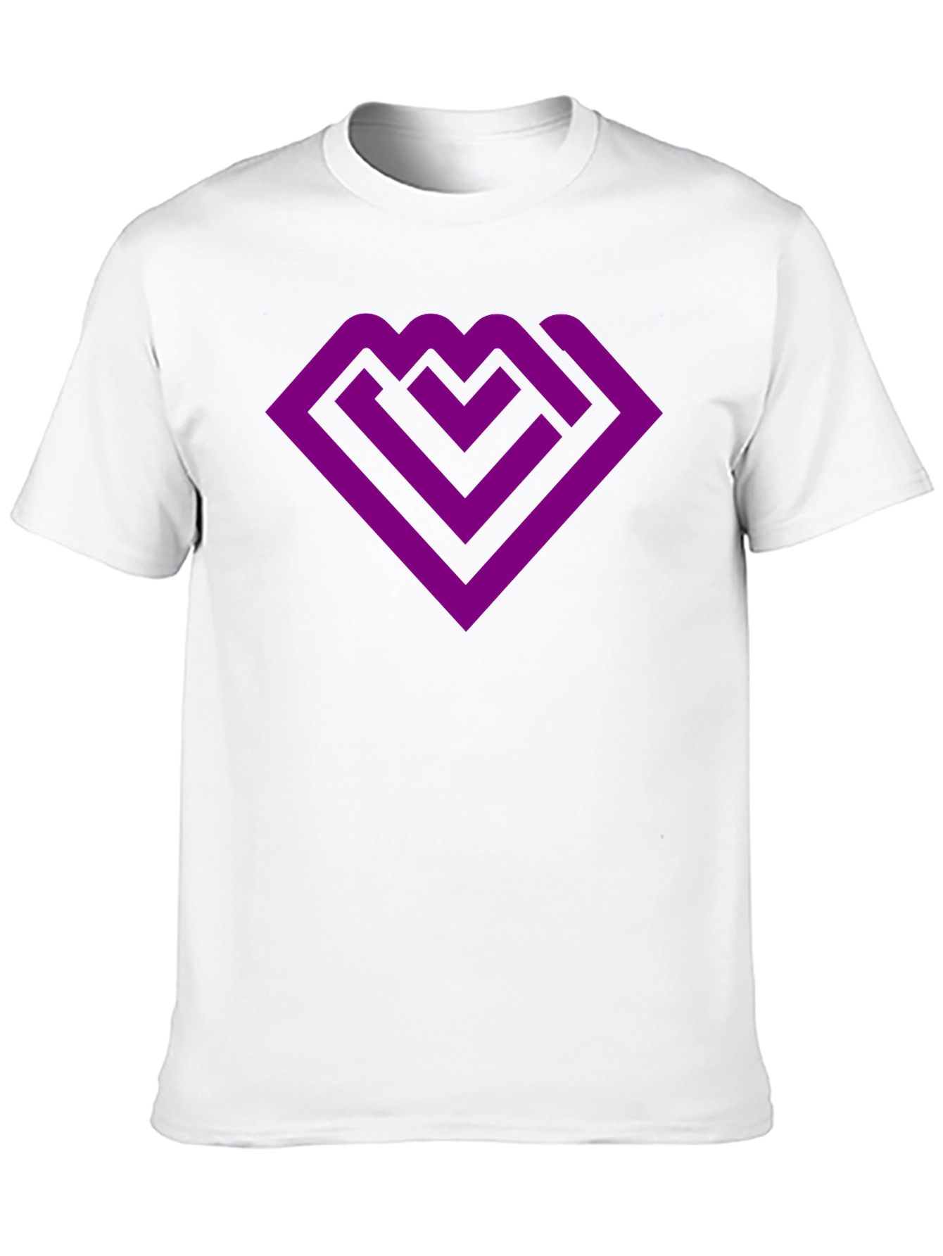 Purple Maze Logo Black T-Shirt