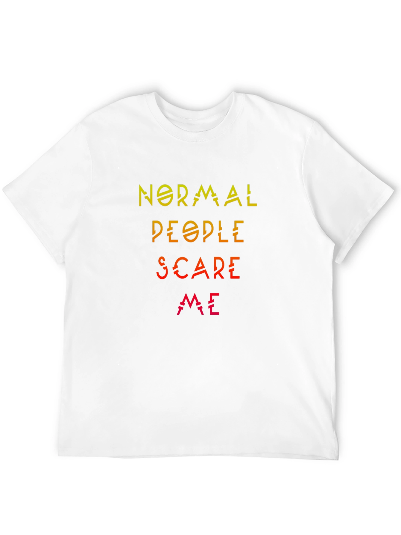 Normal People Scare Me Graphic Tee - Black
