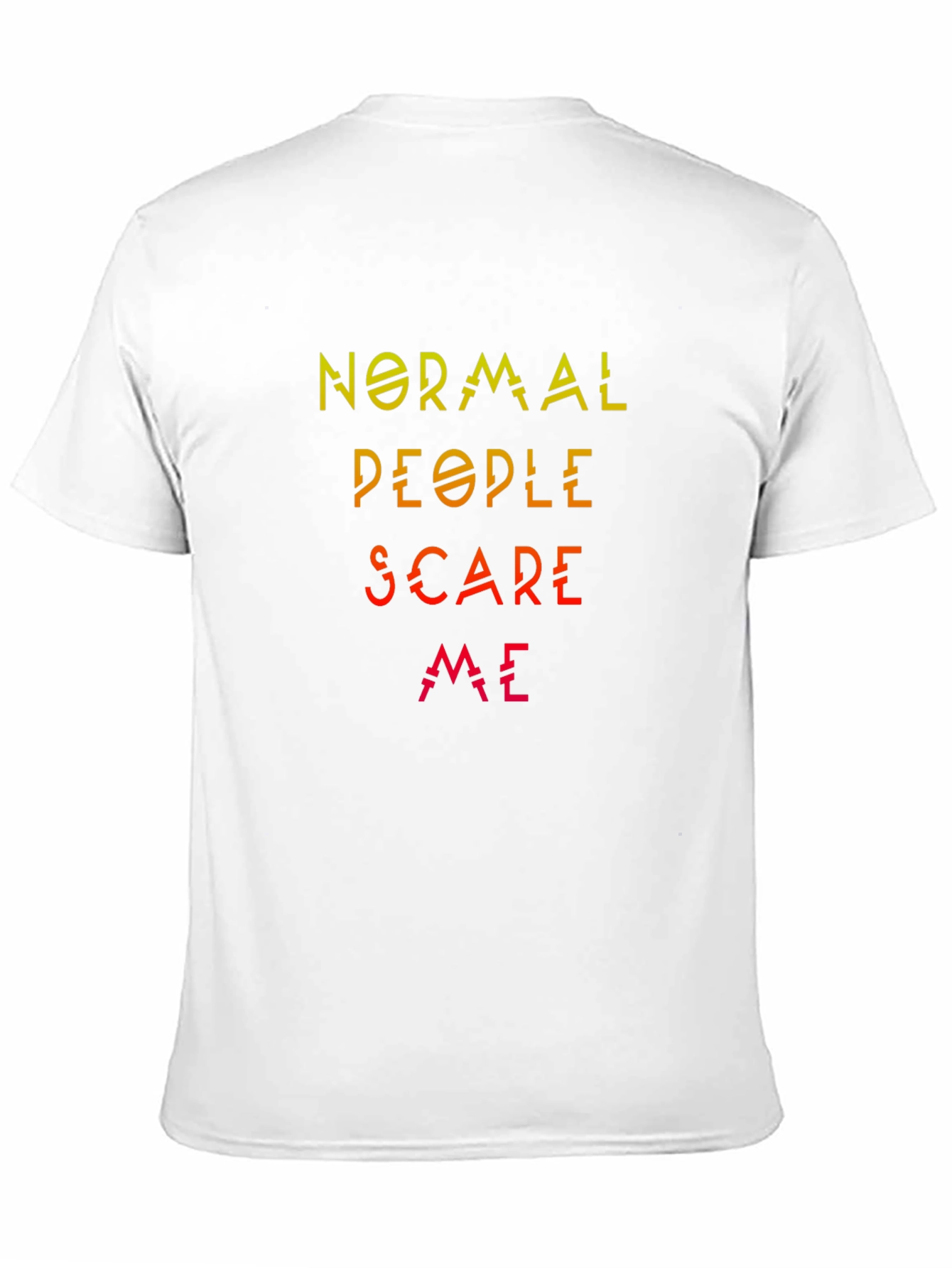 Normal People Scare Me Graphic Tee - Black