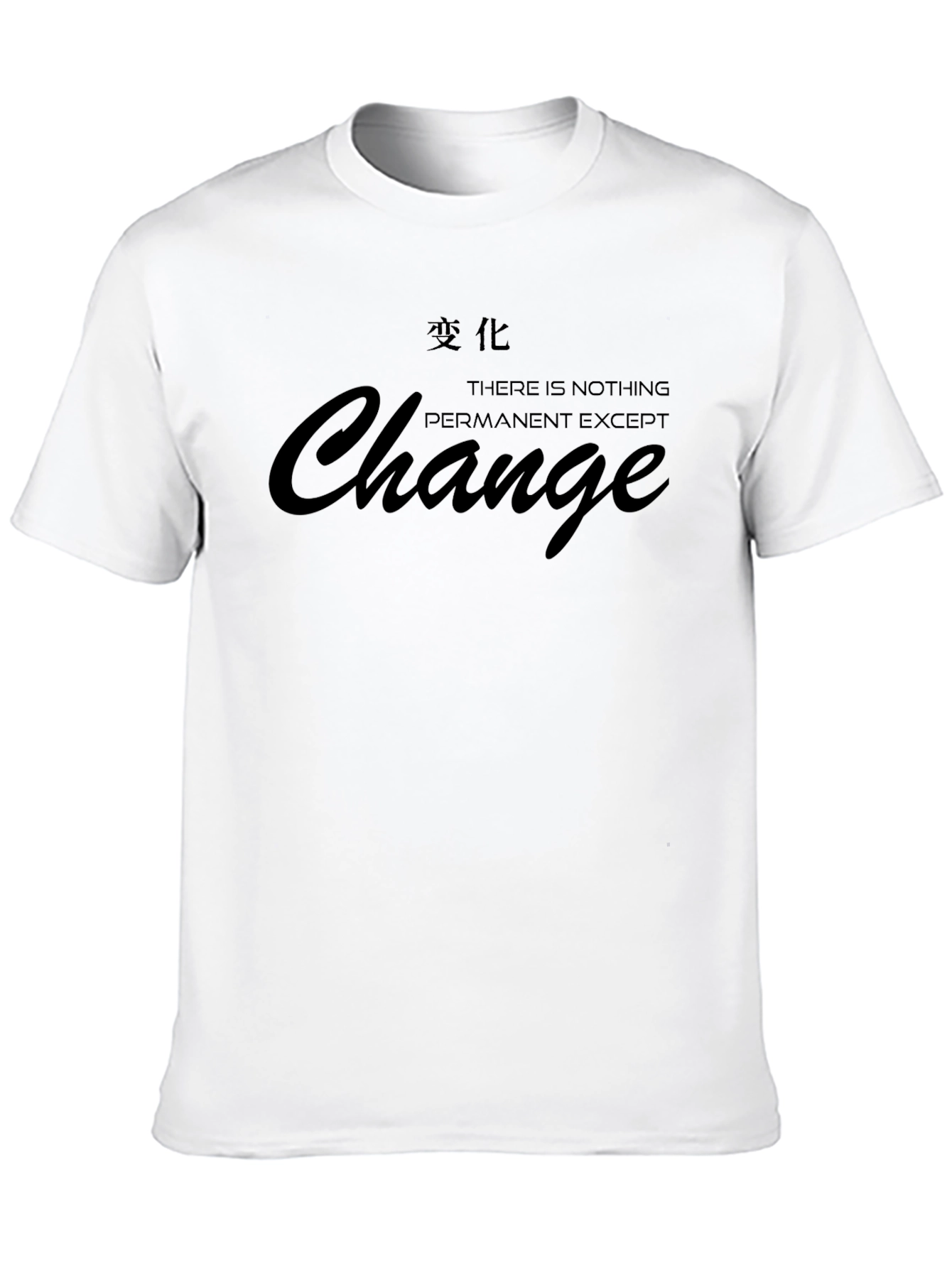 Change Graphic Tee - Mens Black T-Shirt