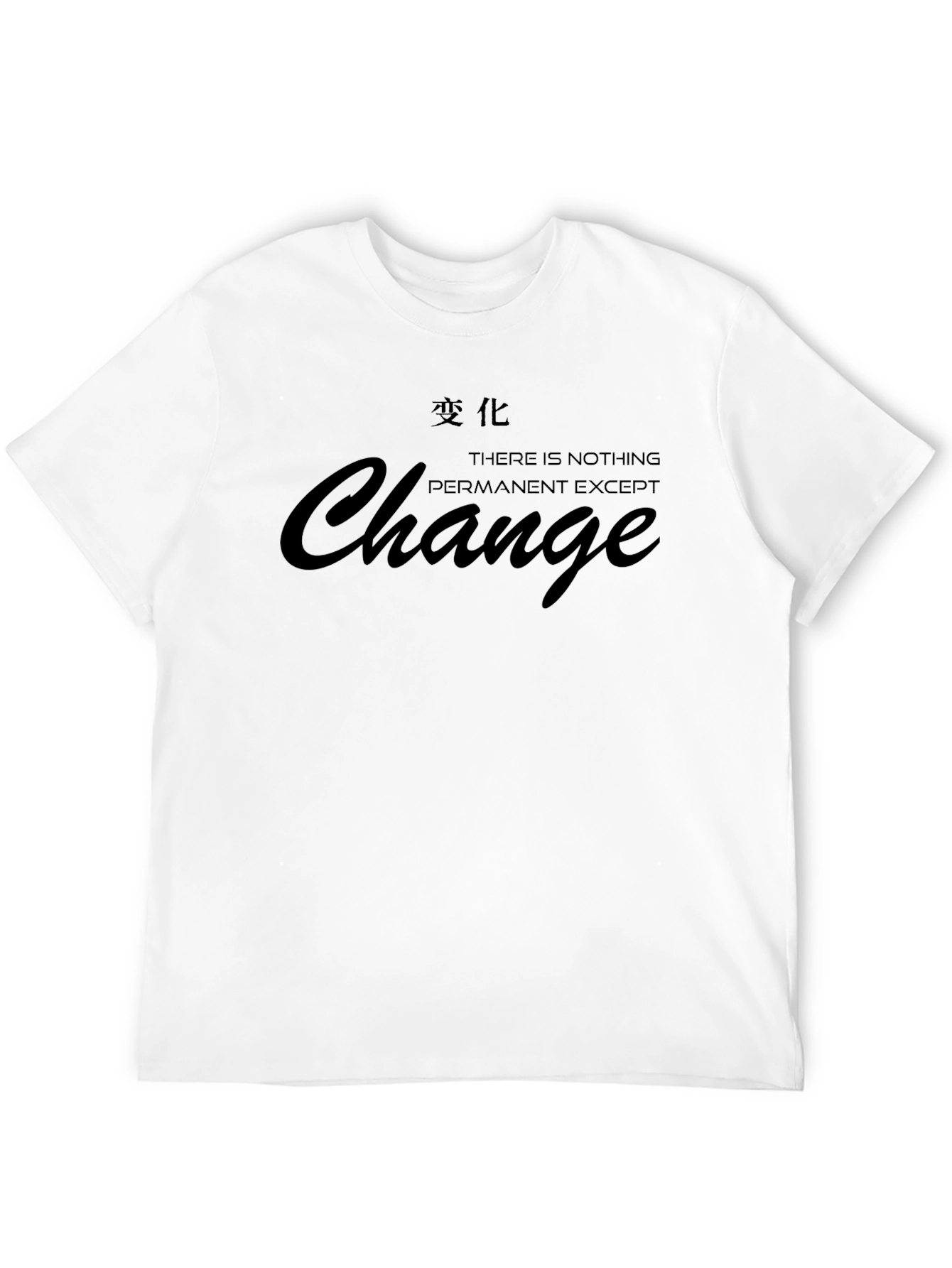 Change Graphic Tee - Mens Black T-Shirt