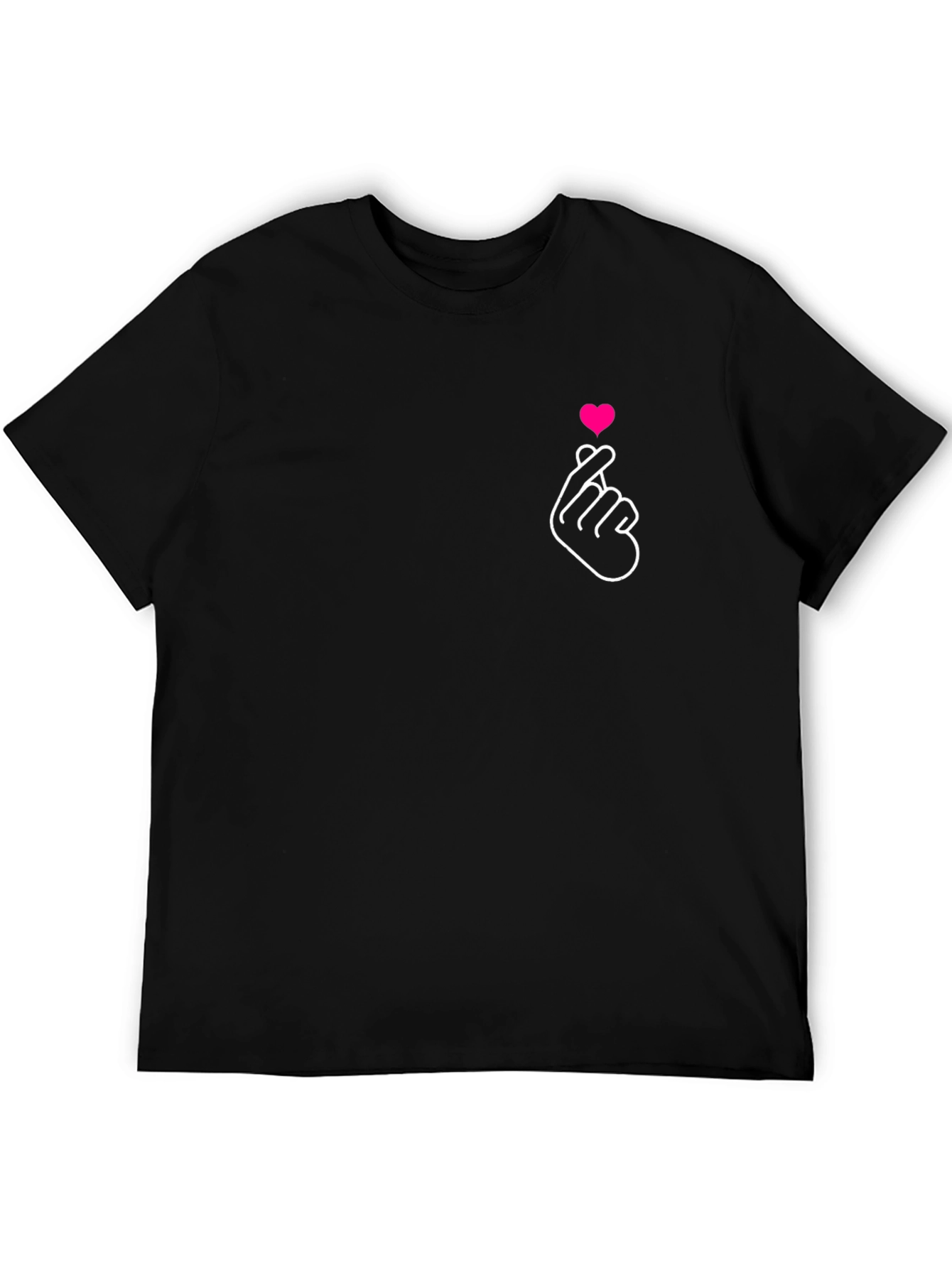 Love Heart Hand Sign Tee - Trendy Casual Top