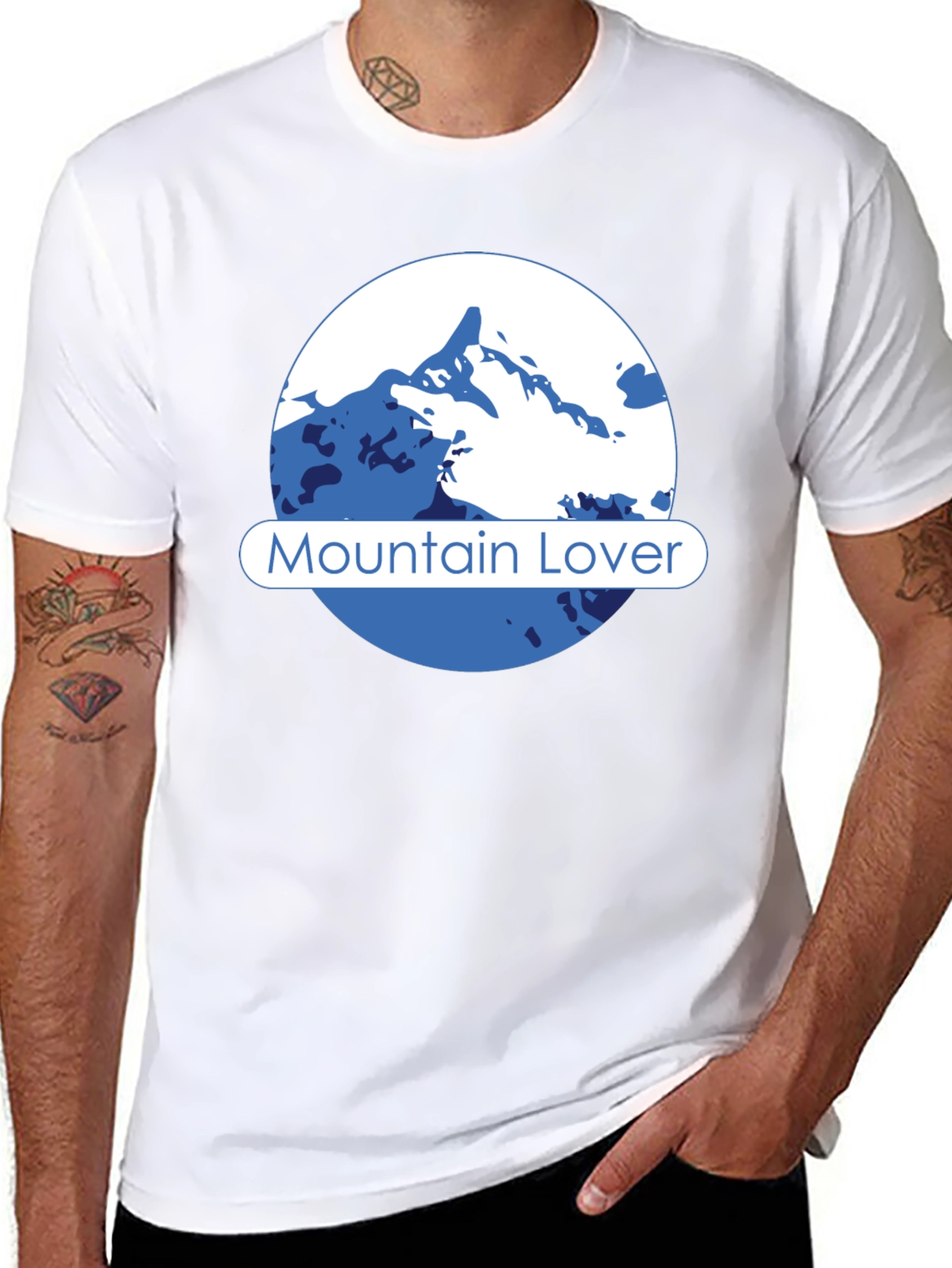 Mountain Lover Graphic Tee - Black