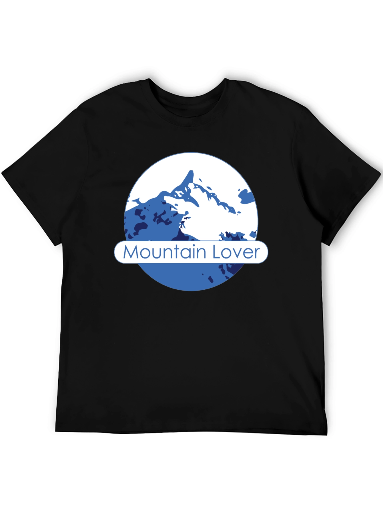Mountain Lover Graphic Tee - Black