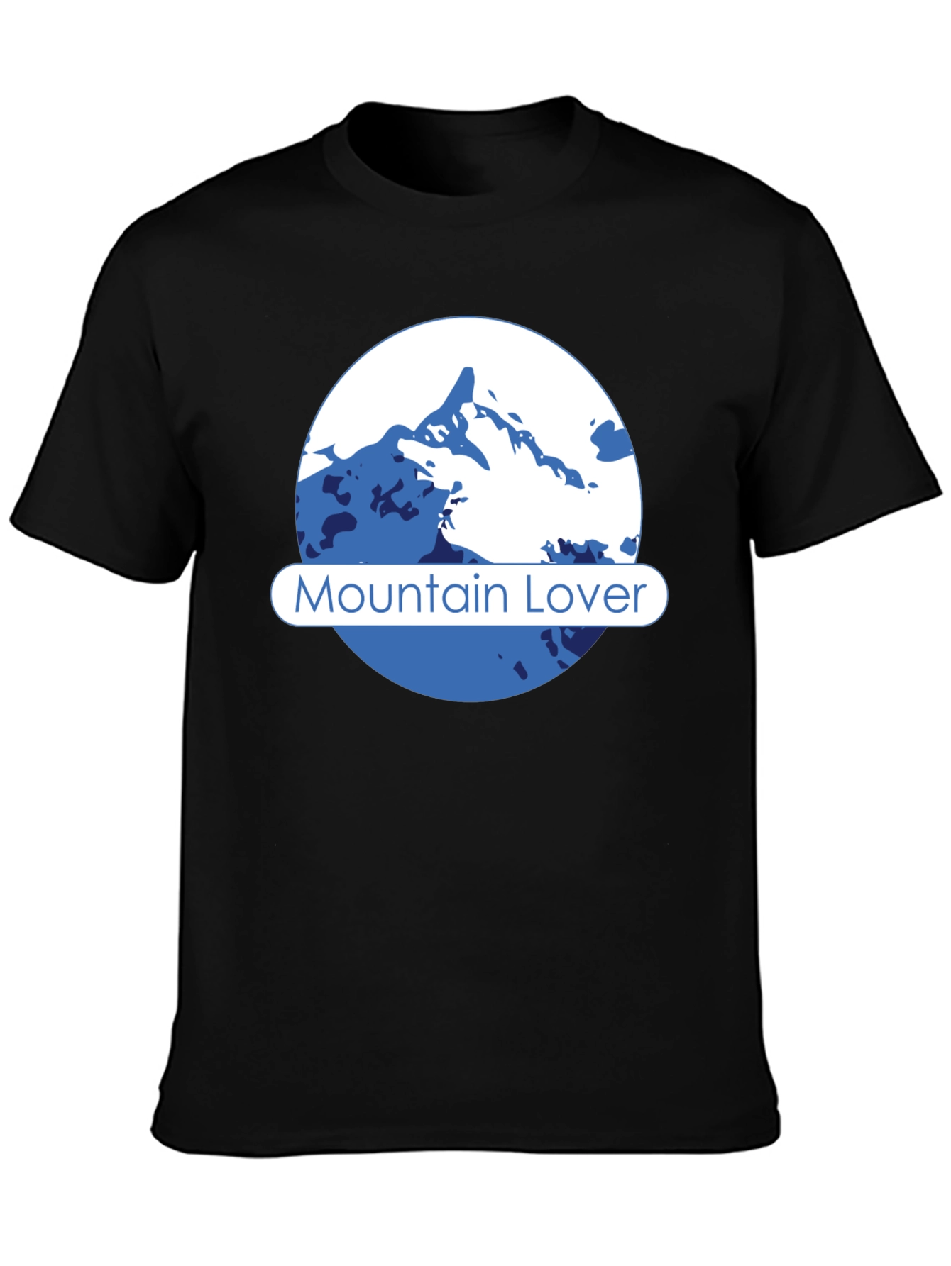 Mountain Lover Graphic Tee - Black