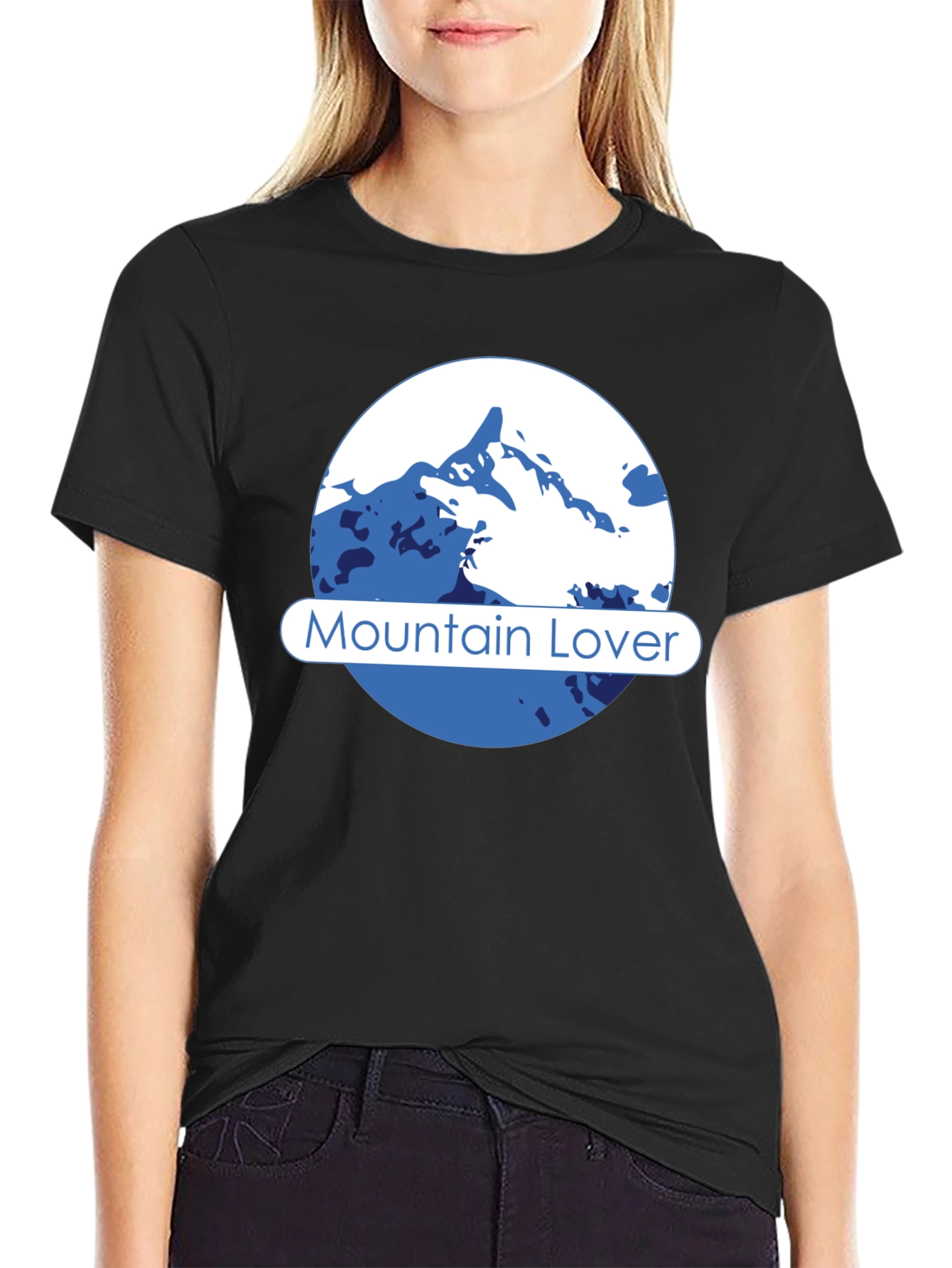 Mountain Lover Graphic Tee - Black