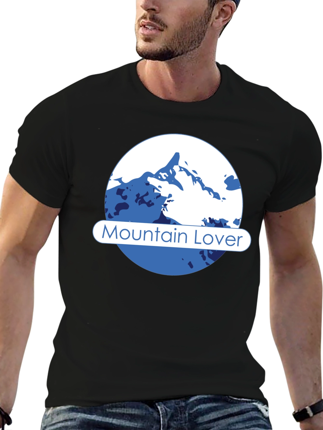 Mountain Lover Graphic Tee - Black