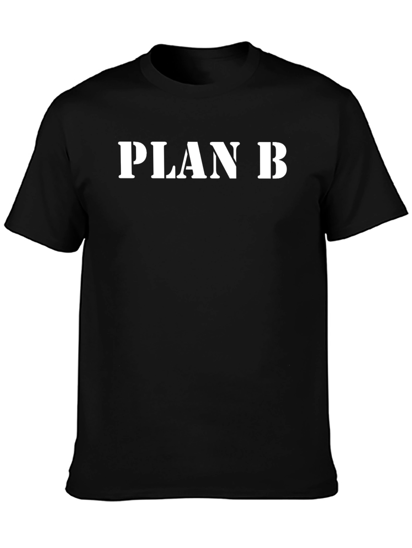 Plan B Graphic T-Shirt - Black Cotton Tee