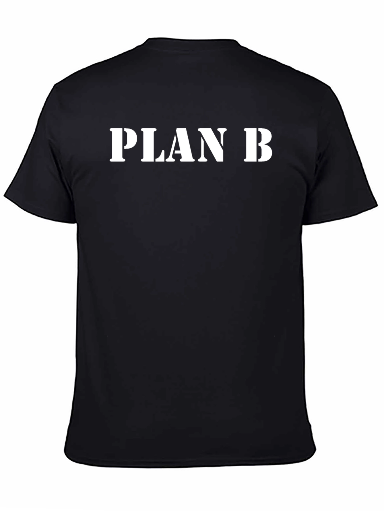 Plan B Graphic T-Shirt - Black Cotton Tee