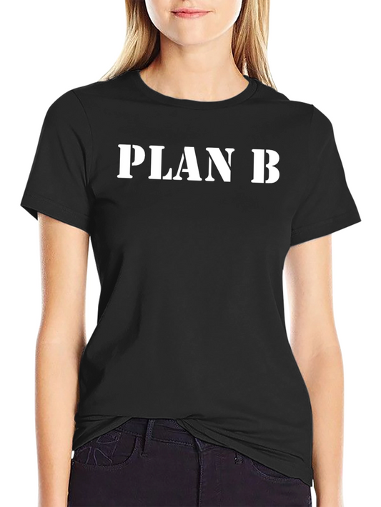 Plan B Graphic T-Shirt - Black Cotton Tee