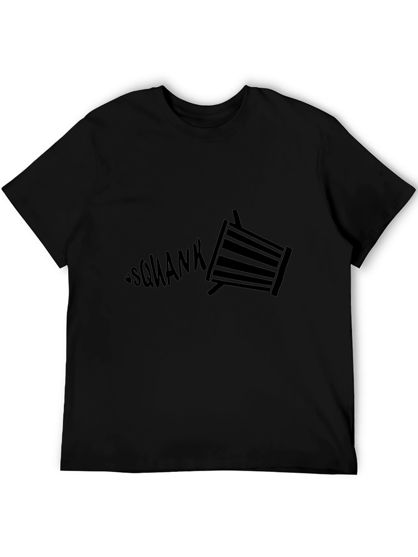 Squank Graphic Black Tee