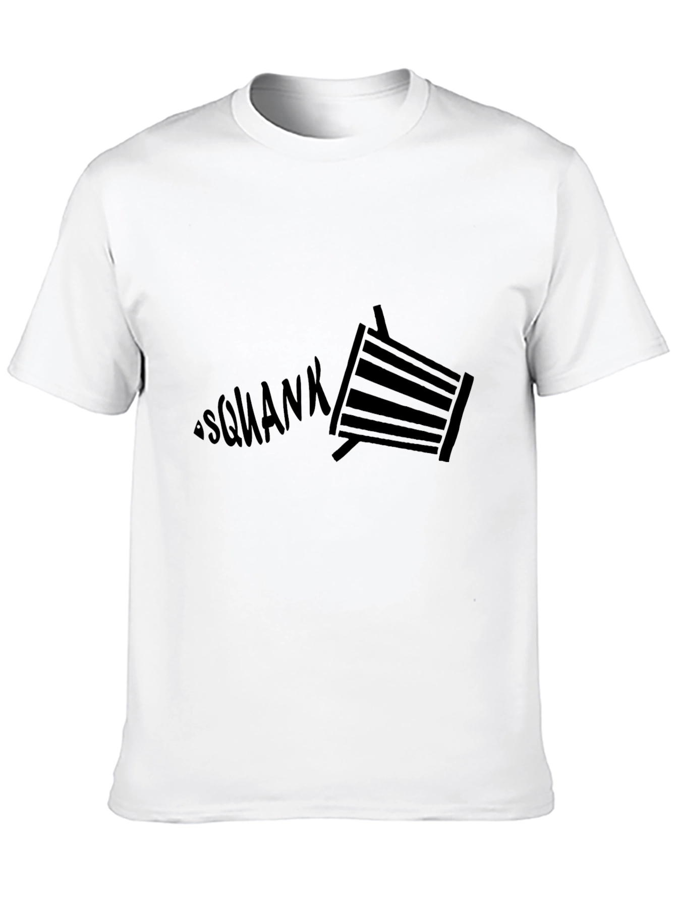 Squank Graphic Black Tee