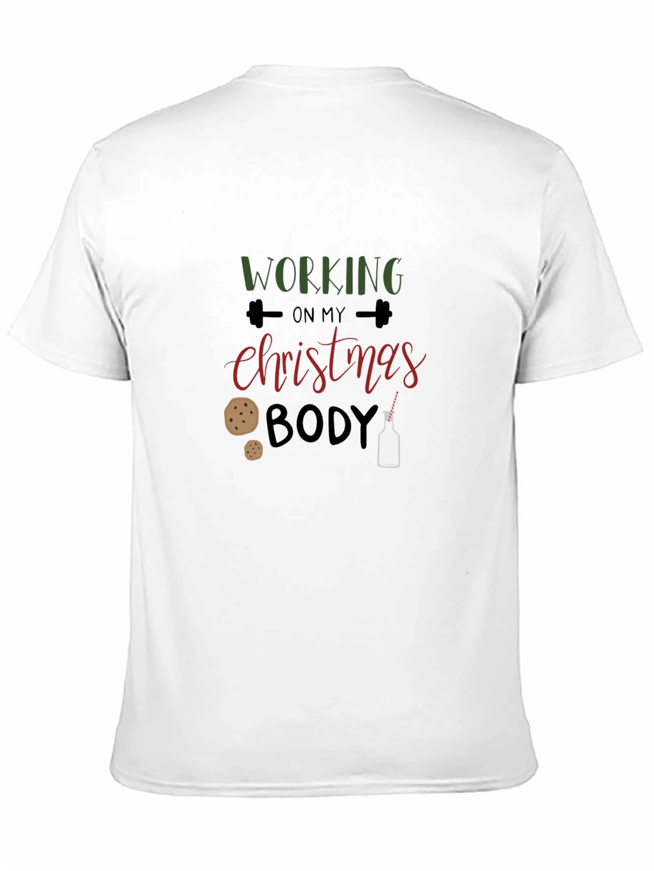 Working on My Christmas Body T-Shirt