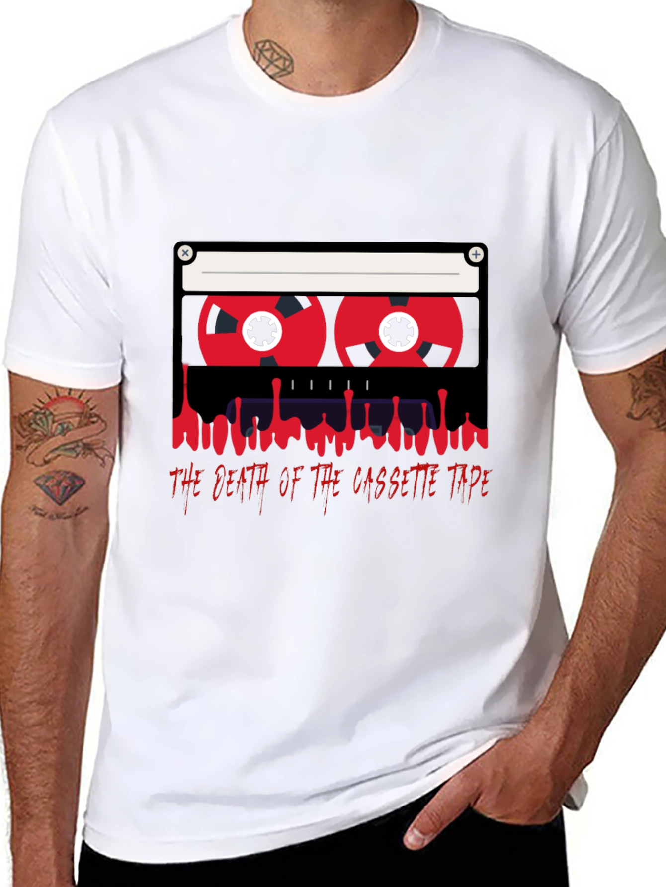 Cassette Tape Death Graphic Tee