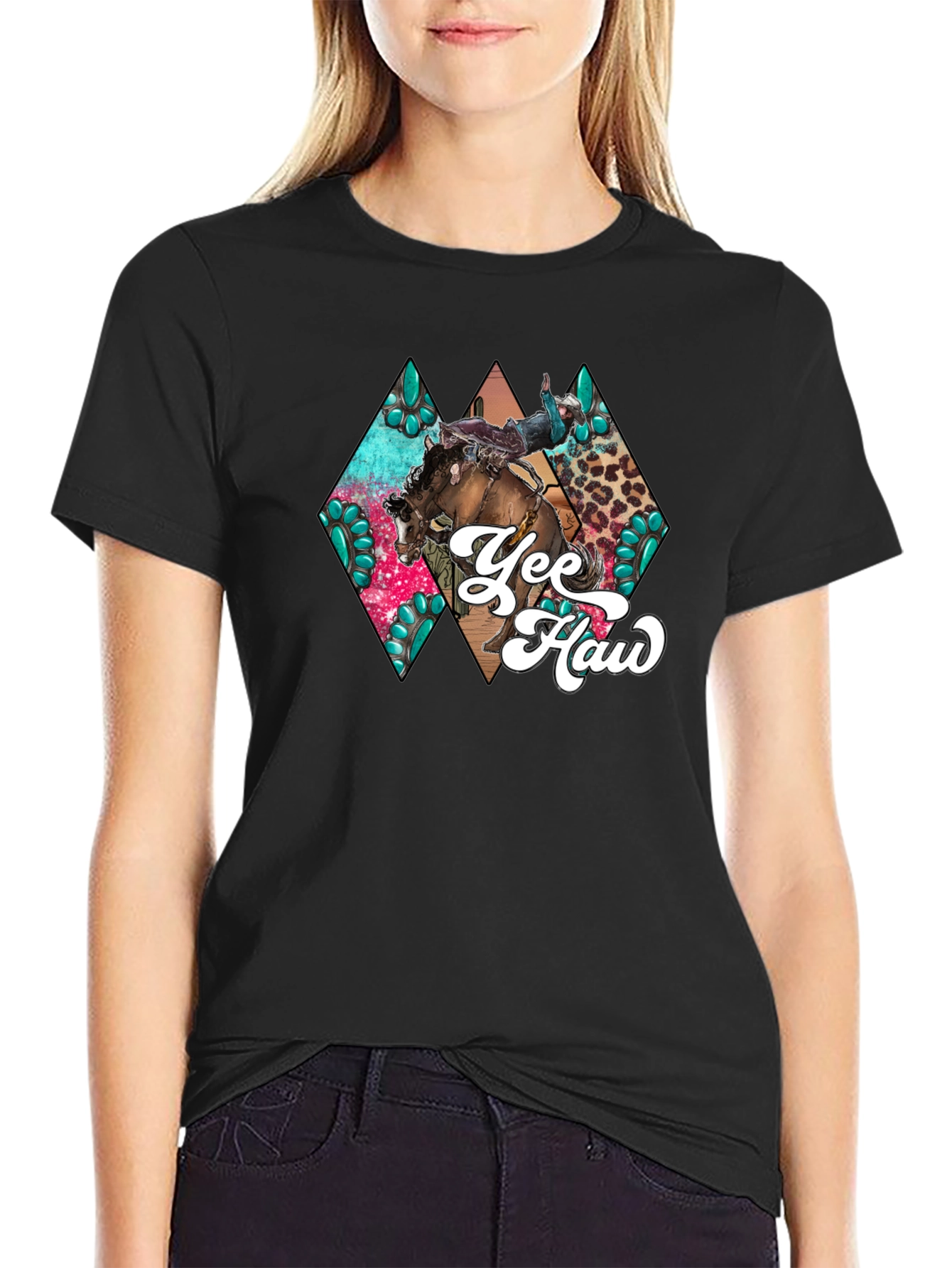 Yee Haw Rodeo Graphic T-Shirt