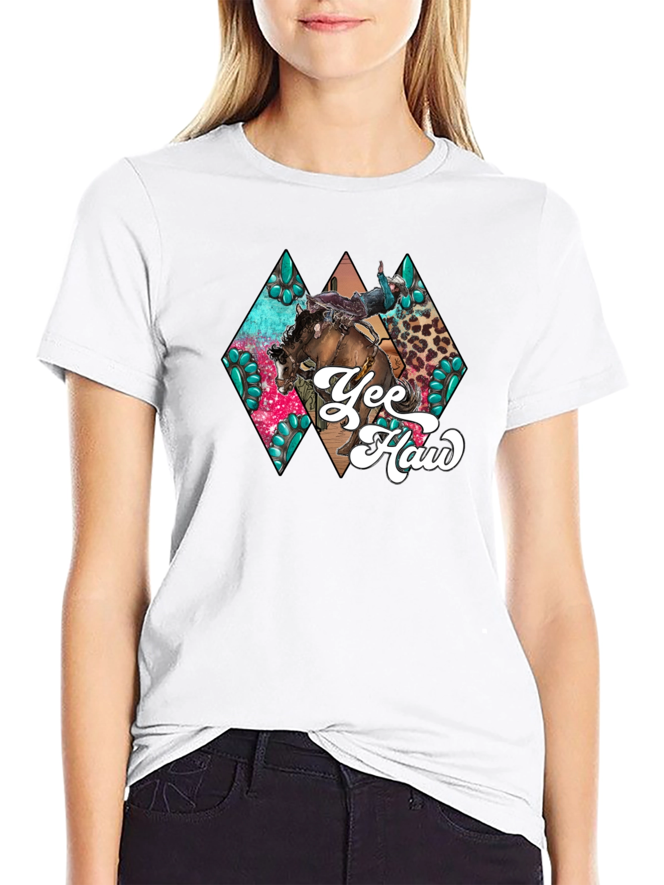 Yee Haw Rodeo Graphic T-Shirt