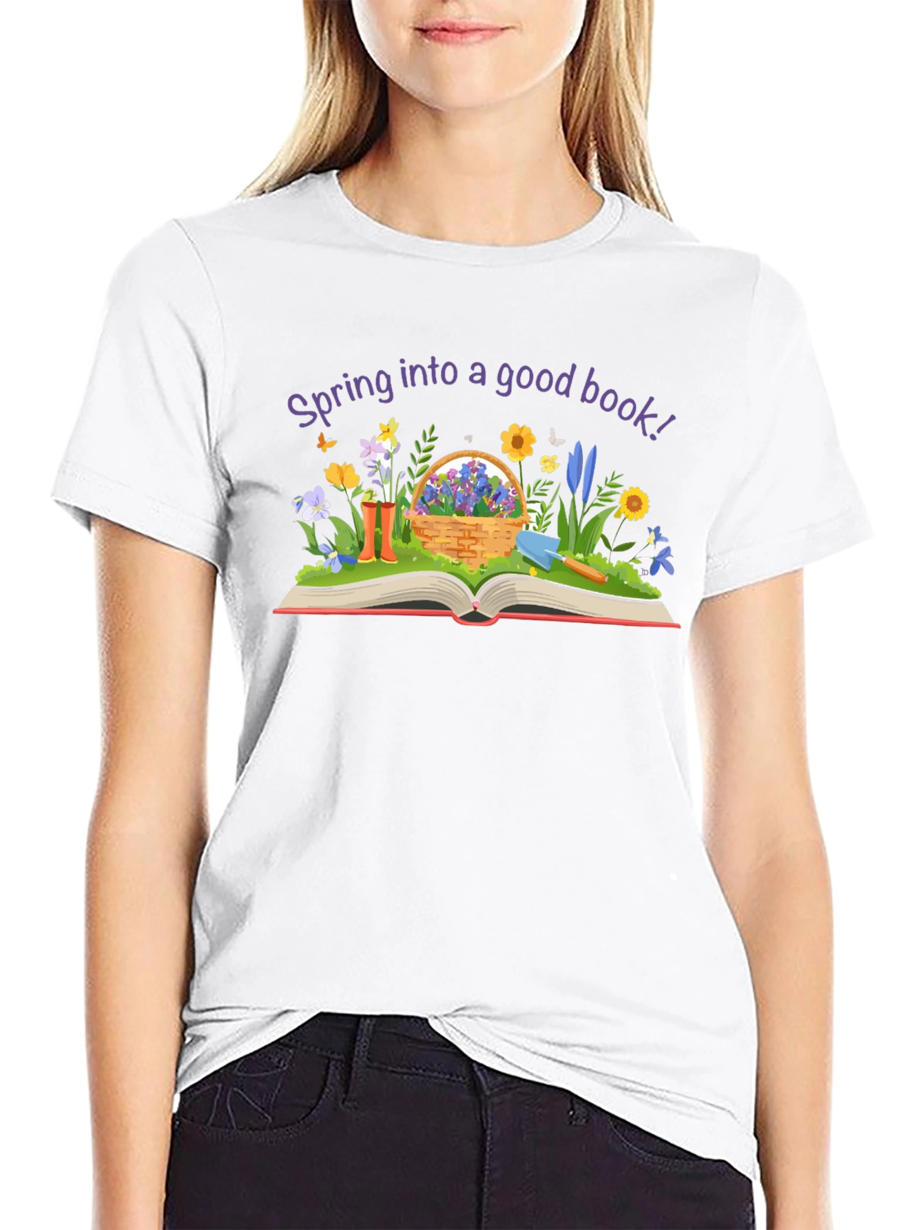 Spring into a Good Book T-Shirt