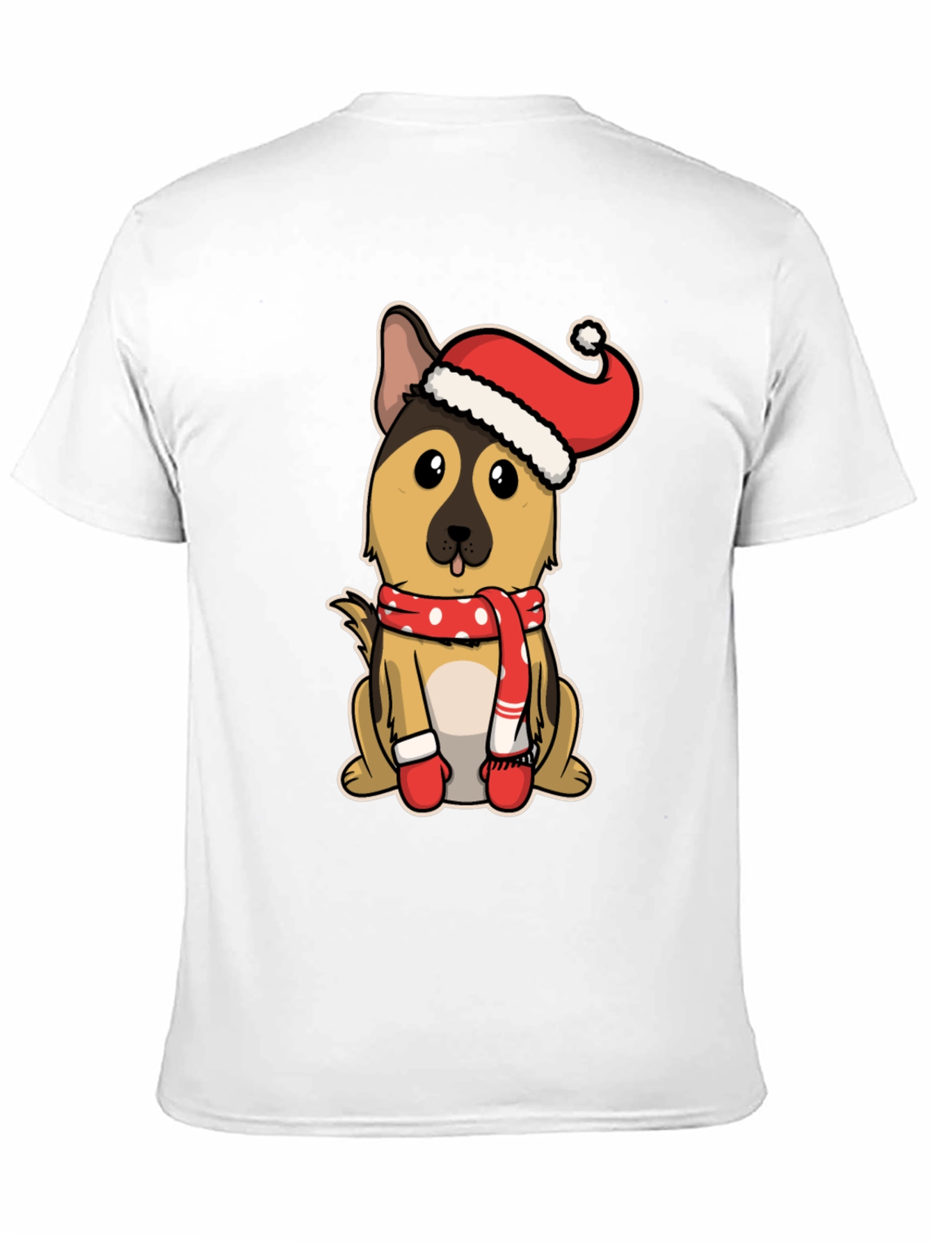 Festive German Shepherd T-Shirt