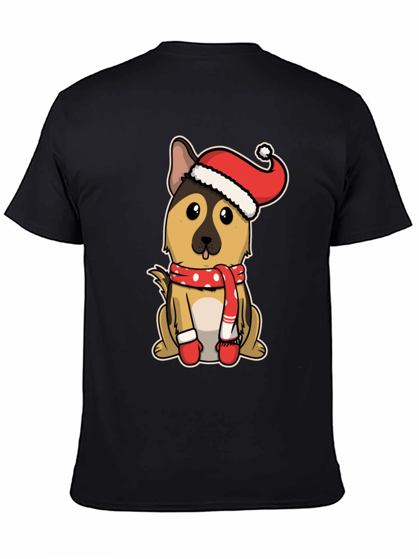 Festive German Shepherd T-Shirt