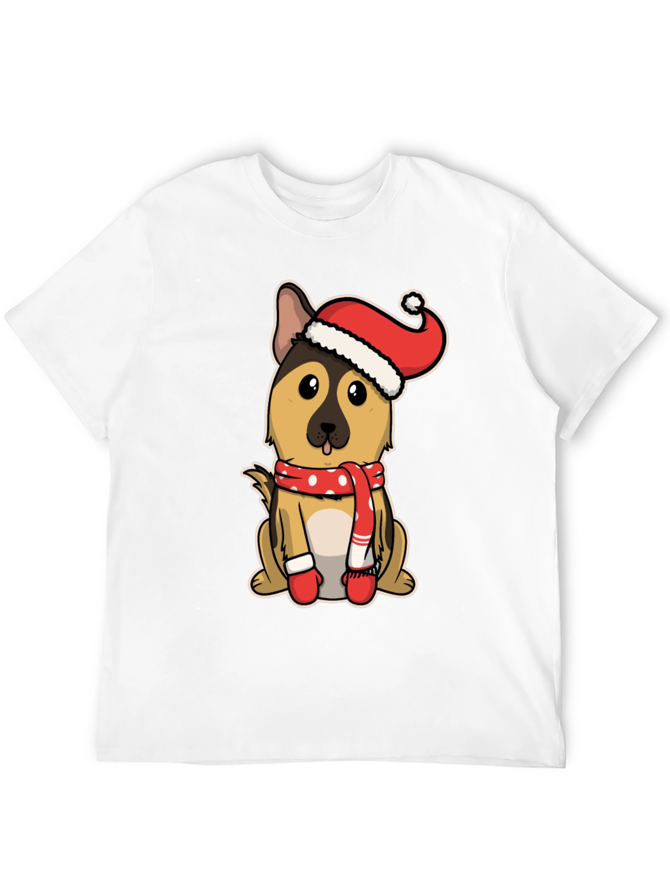 Festive German Shepherd T-Shirt